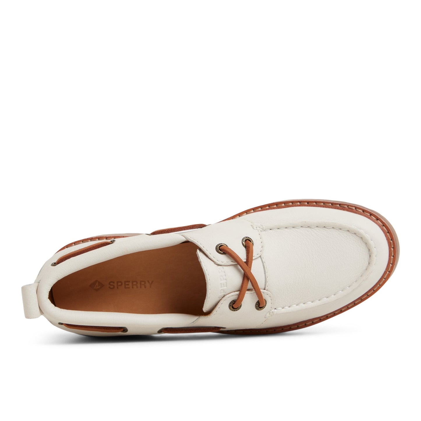 Authentic Original™ Lug 2-Eye Boat Shoe Cream | Sperry On sale