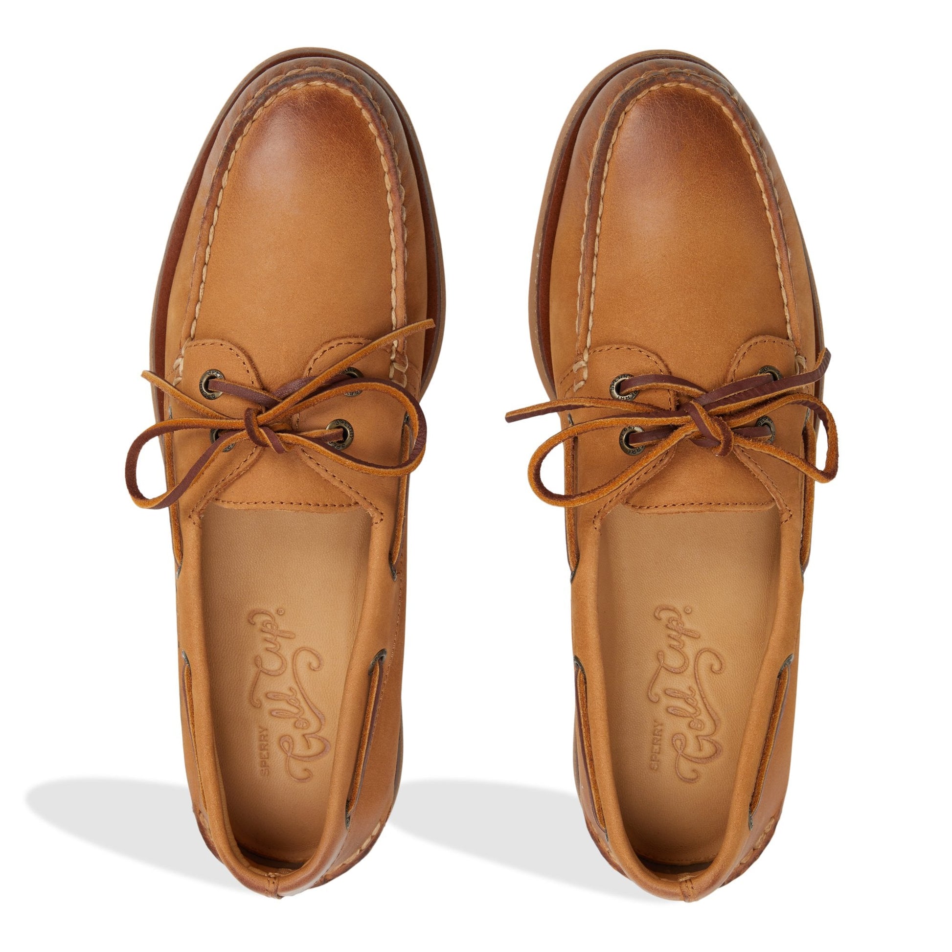 Gold Cup™ Authentic Original™ 2-Eye Boat Shoe - Beige | Sperry Sale