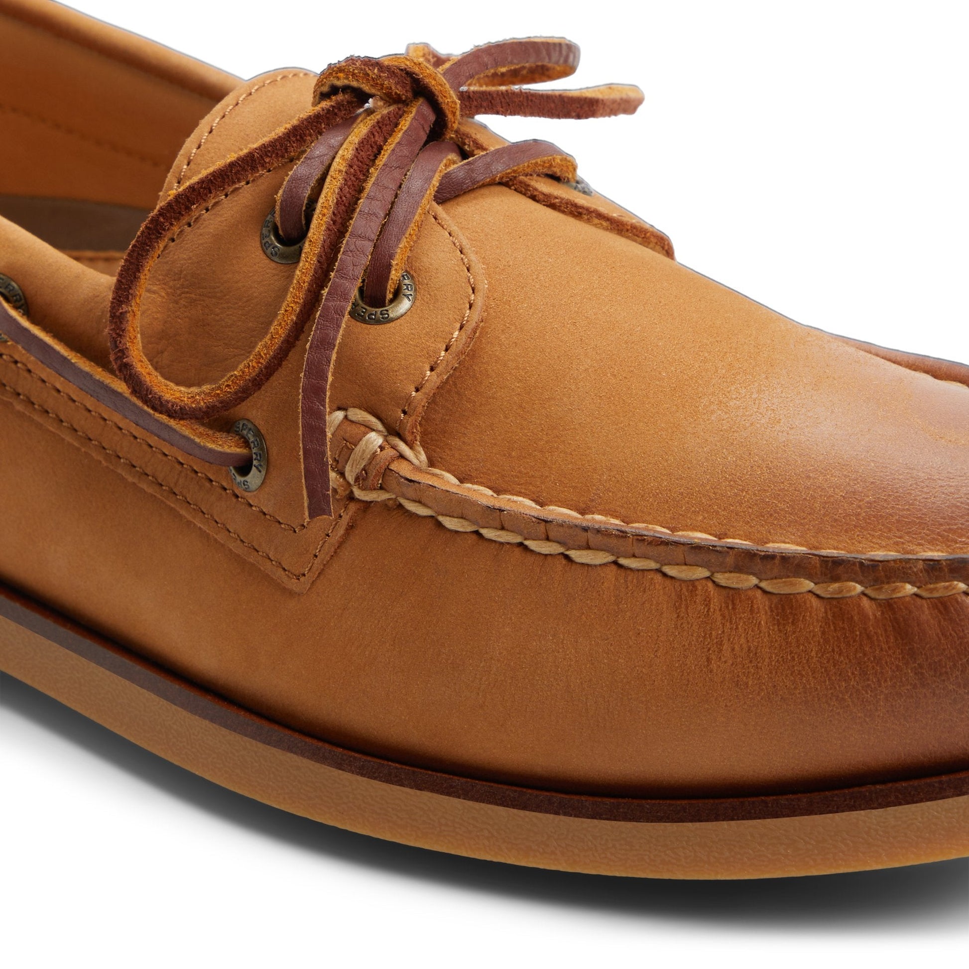 Gold Cup™ Authentic Original™ 2-Eye Boat Shoe - Beige | Sperry Sale