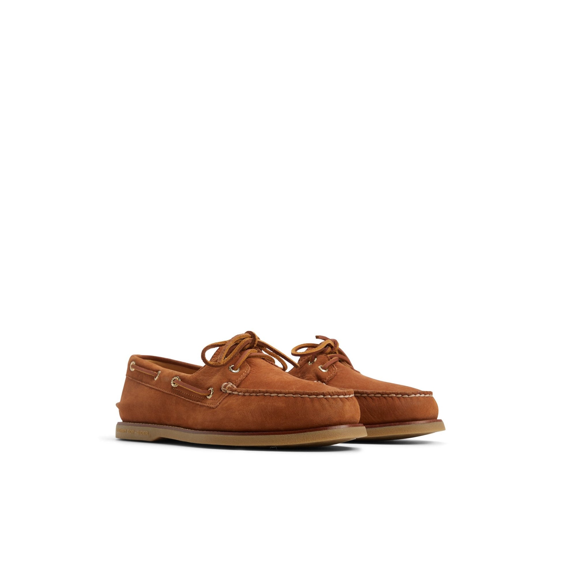 Gold Authentic Original™ 2-Eye Lite Boat Shoe Light Brown Men's Leather | Sperry
