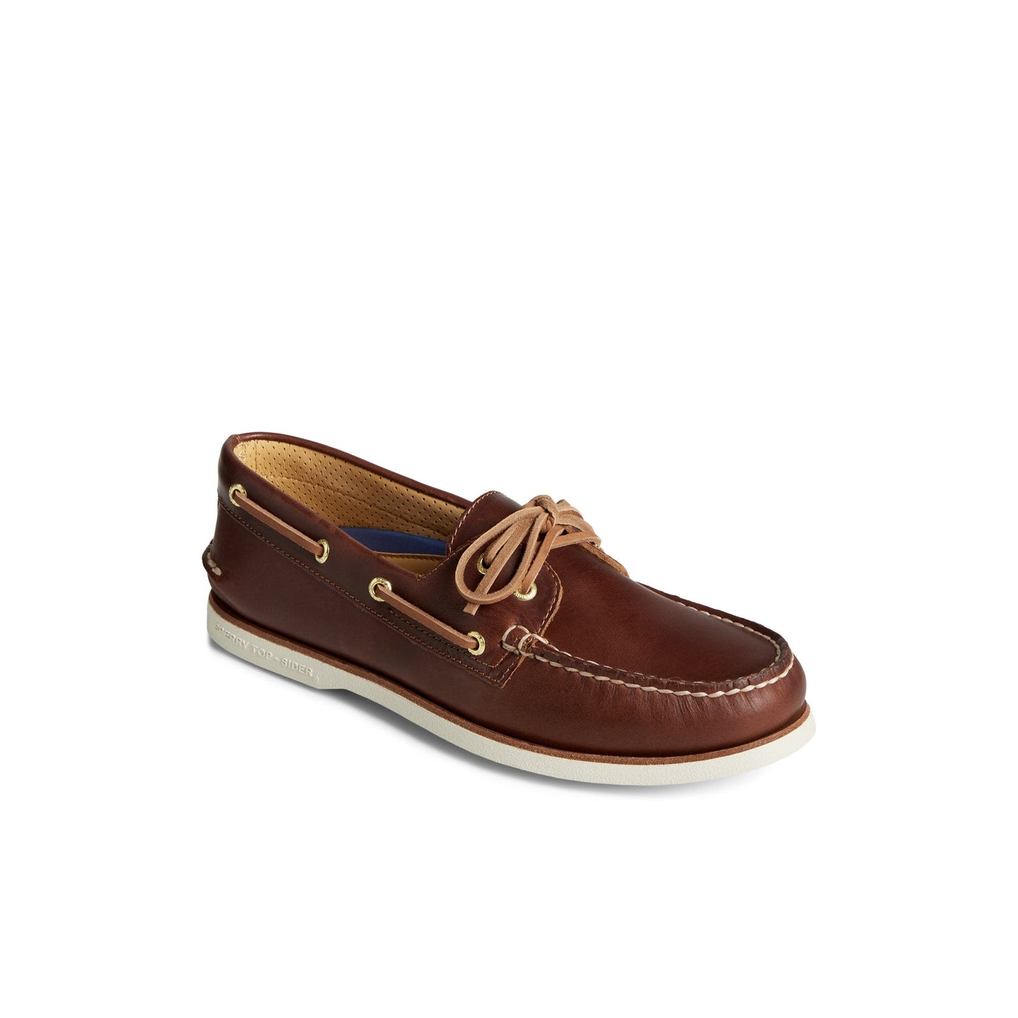 GoldAuthentic Original™ 2-Eye Lite Boat Shoeor Medium Beige Men's Men | Sperry