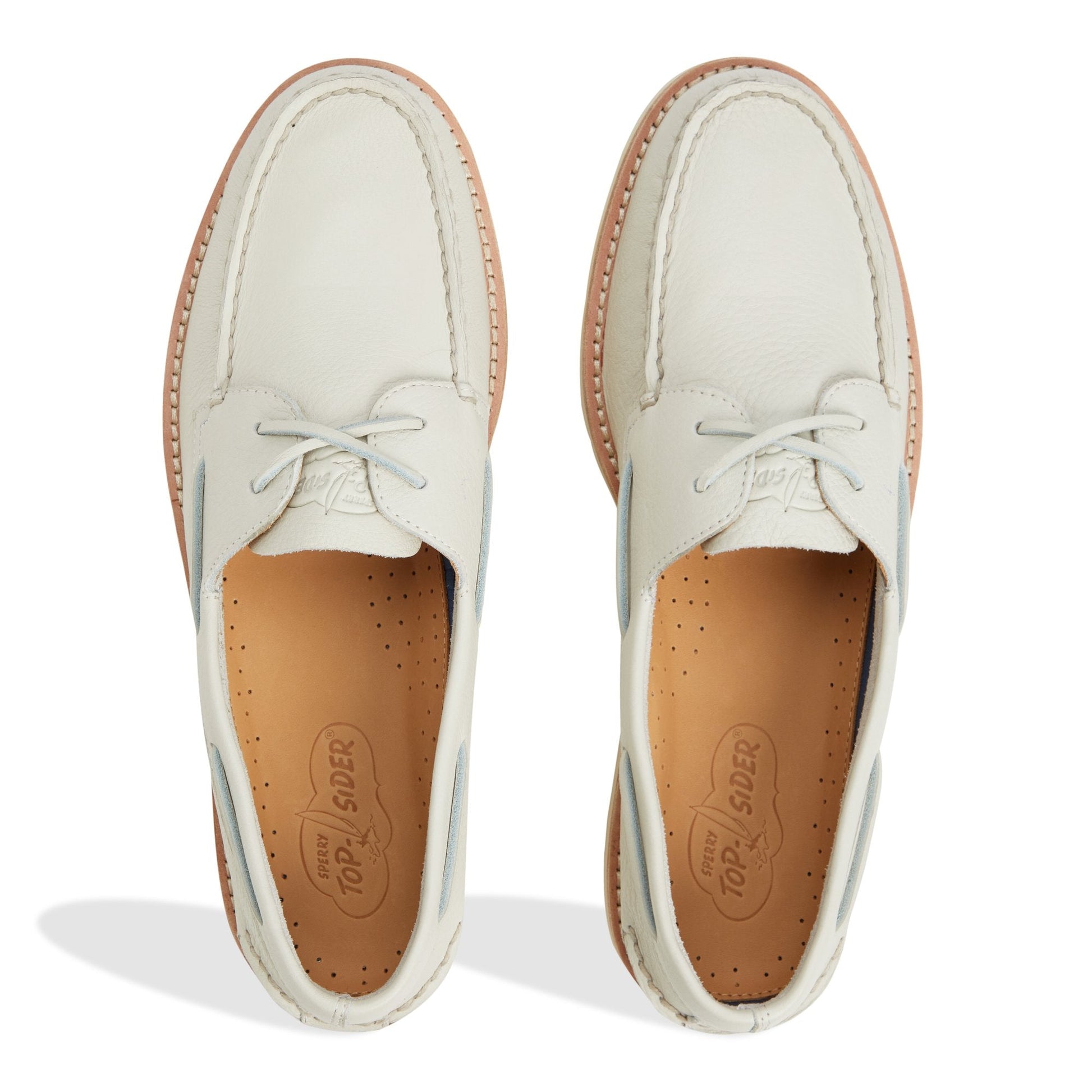 Authentic Original™ 2-Eye Lite Boat Shoeripple Cream Men's Leather | Sperry Sale