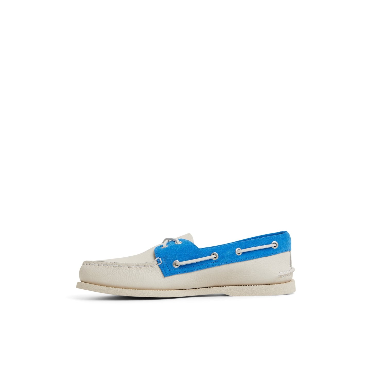 Authentic Original™ 2-Eye Boat Shoe White Blue | Sperry On sale