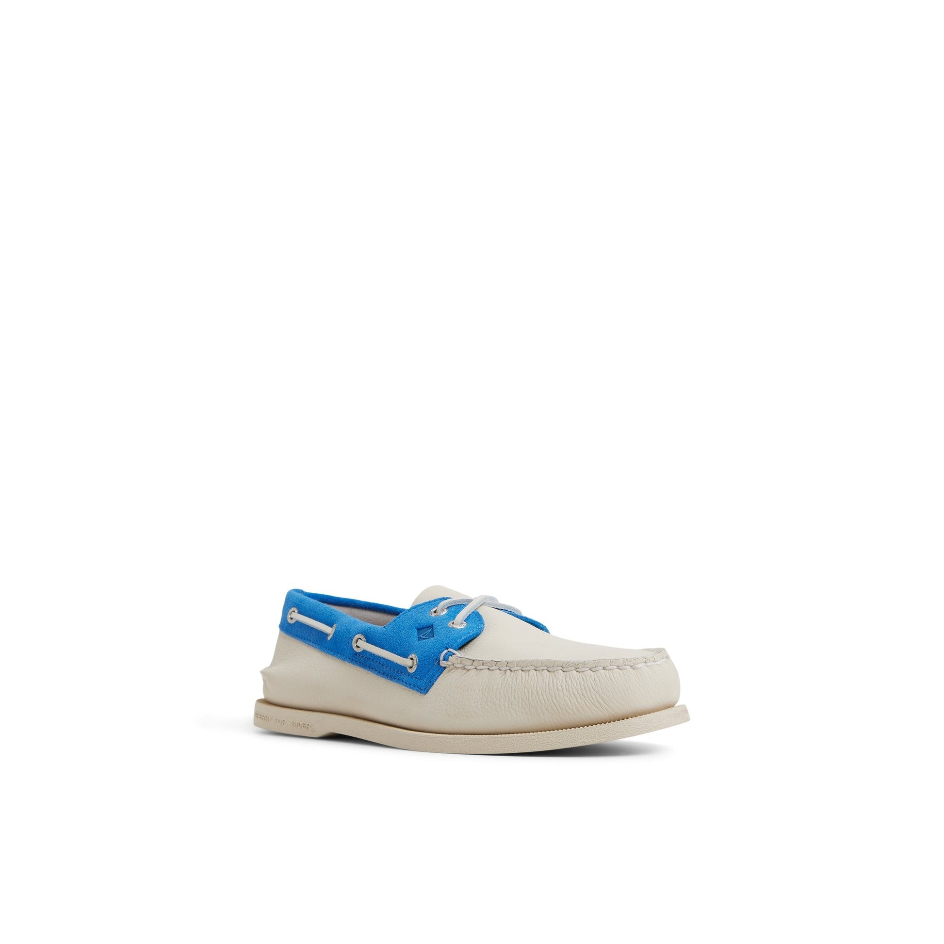 Authentic Original™ 2-Eye Boat Shoe White Blue | Sperry On sale