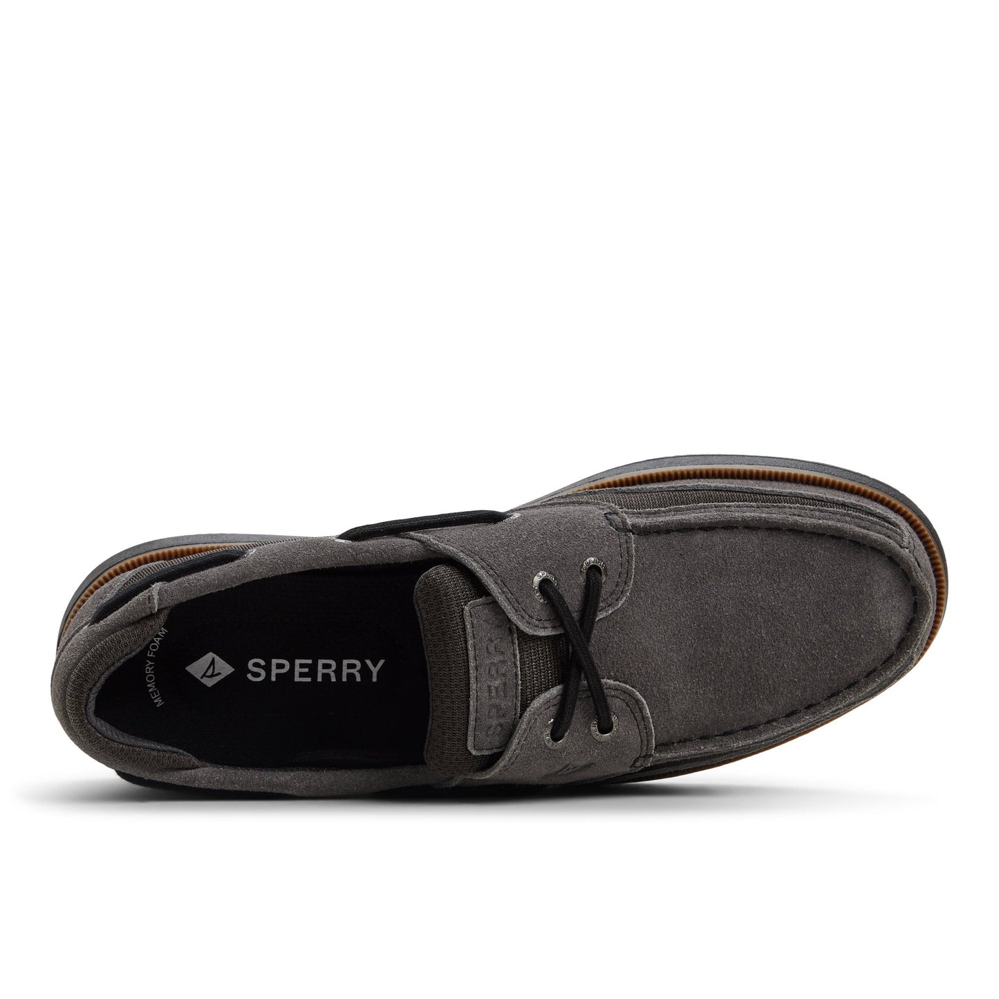 Surveyor 2 Eye Boat Shoes Grey -2 | Sperry New