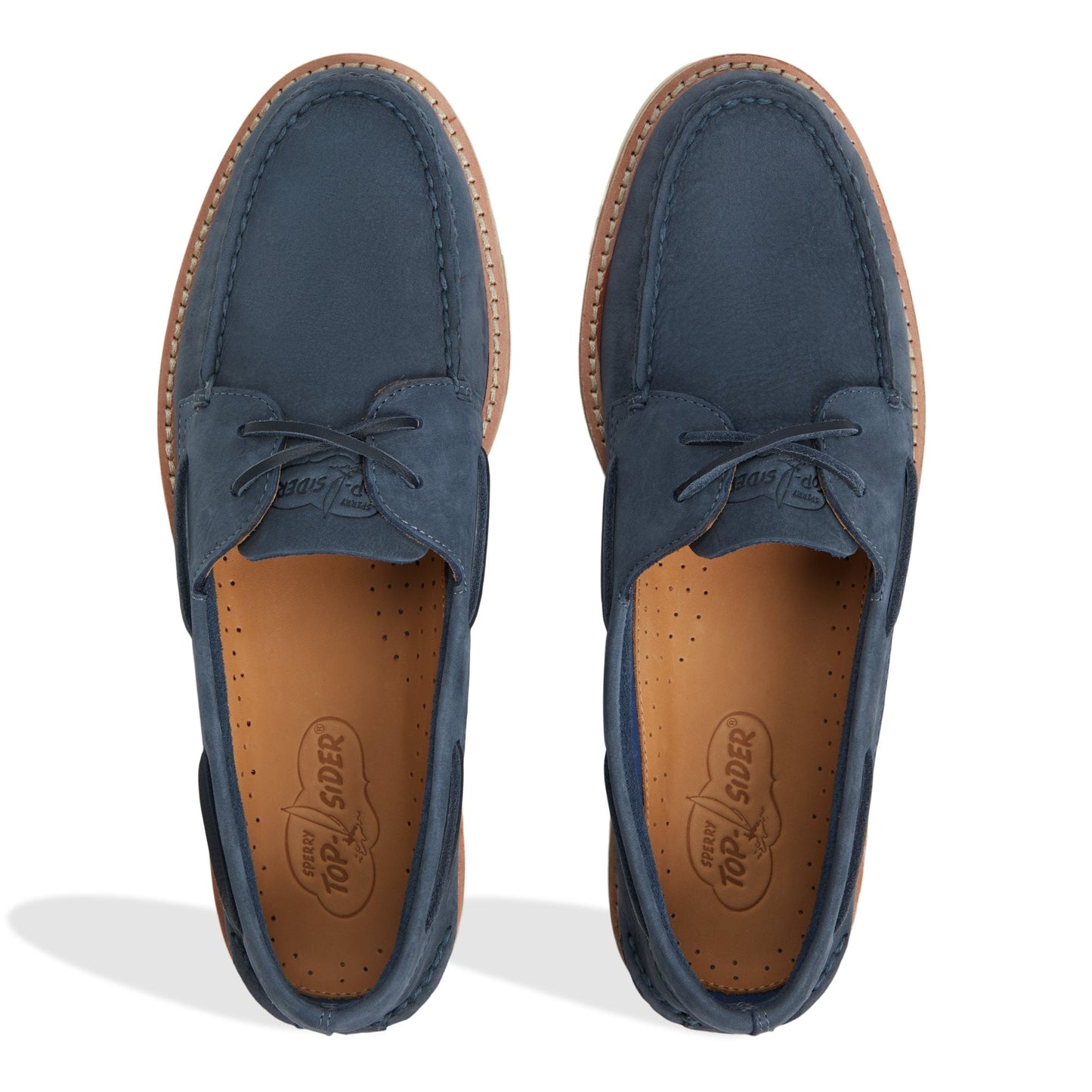 Authentic Original™ 2-Eye Lite Boat Shoeripple Dust Blue Men's Leather | Sperry New