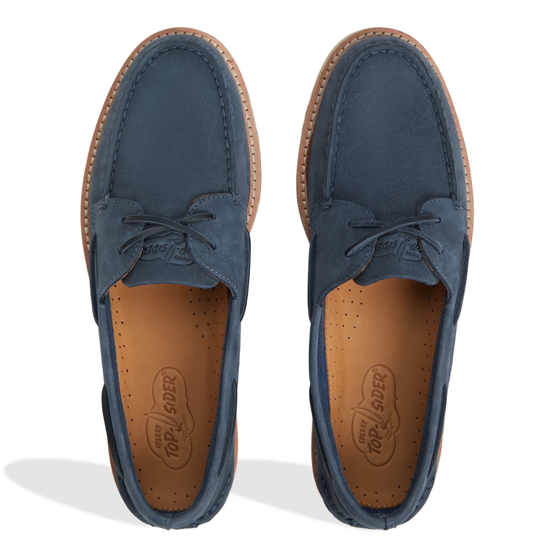 Authentic Original™ 2-Eye Lite Boat Shoeripple Dust Blue Men's Leather | Sperry New