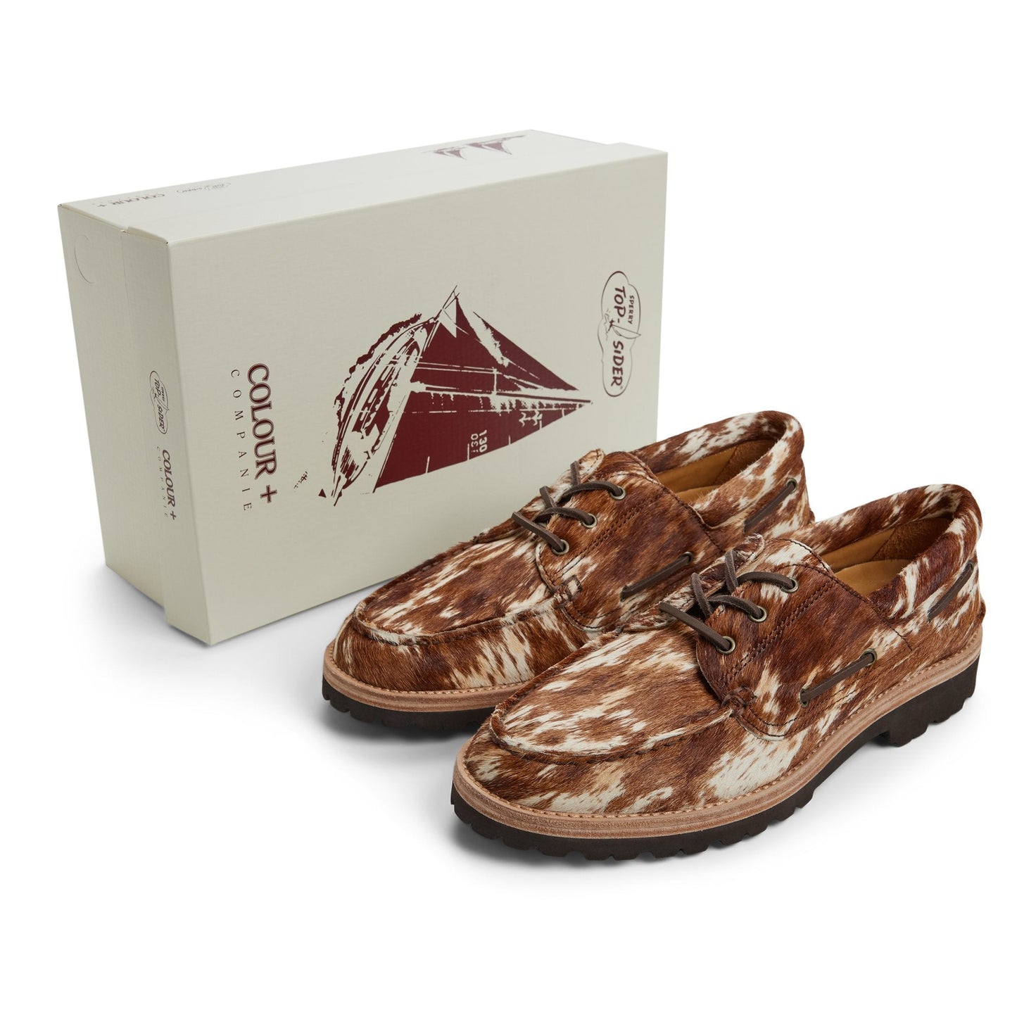 Cow Print 3 Eye Boat Shoe | Sperry For sale