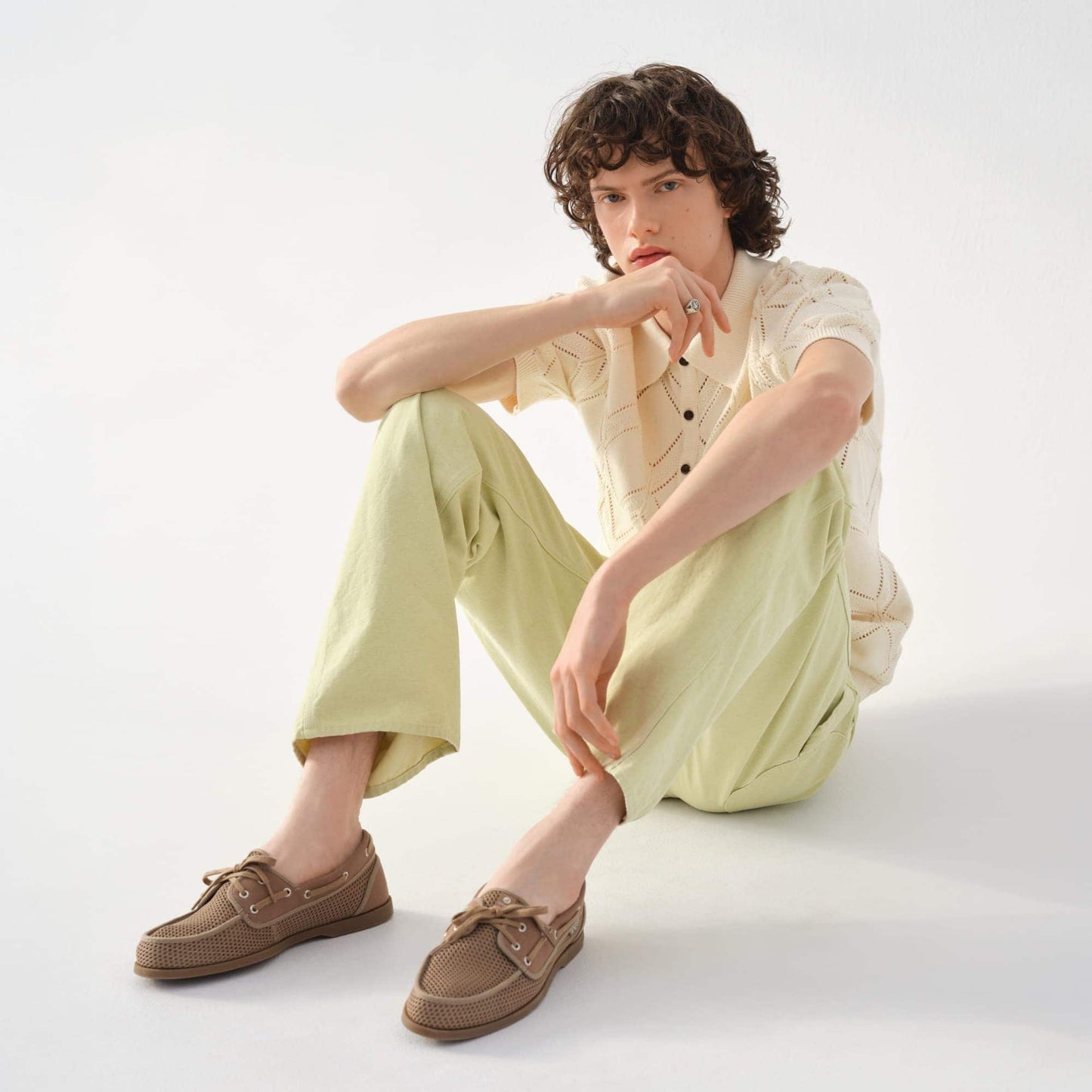 Helmsman Boat Shoe Taupe | Sperry Outlet