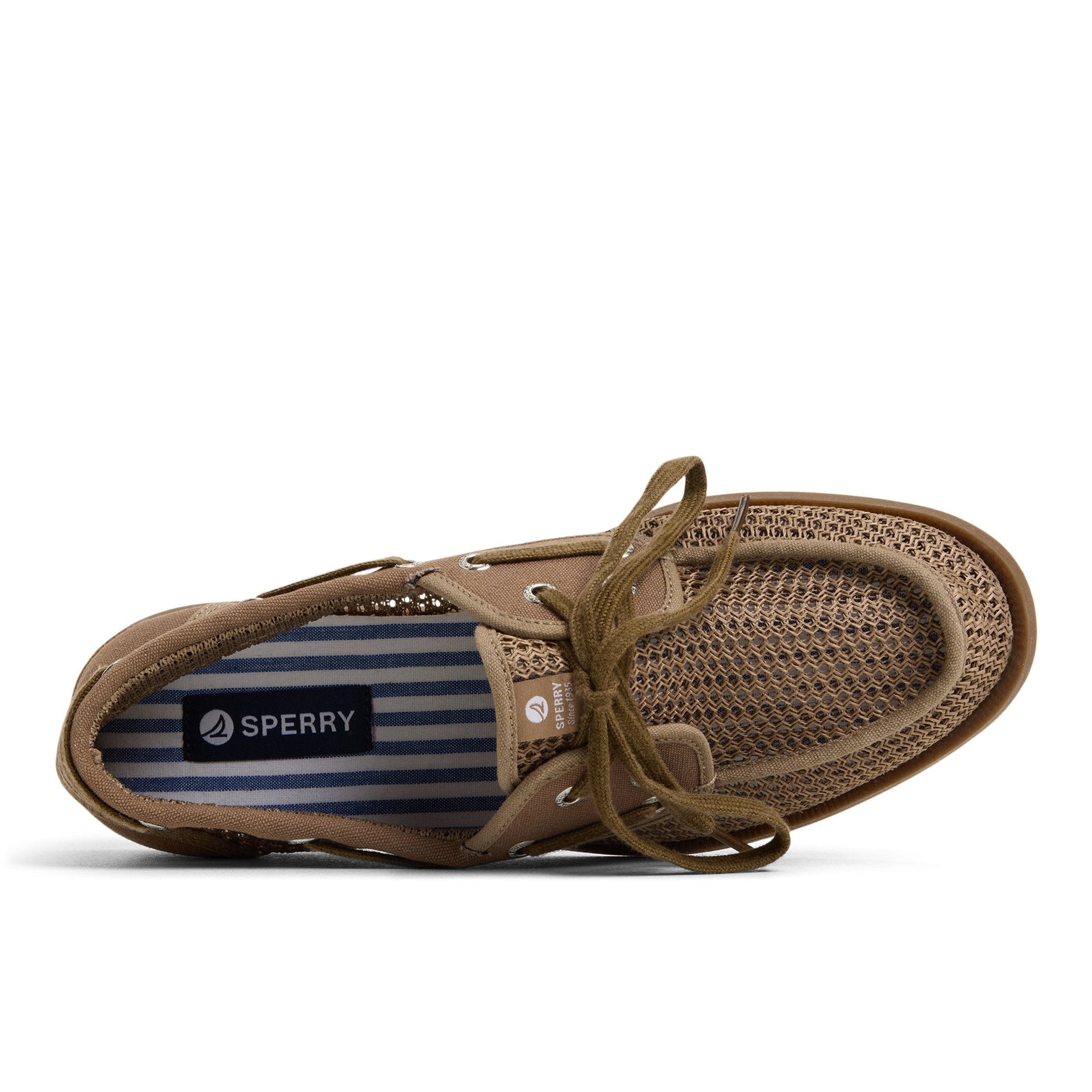 Helmsman Boat Shoe Taupe | Sperry Outlet