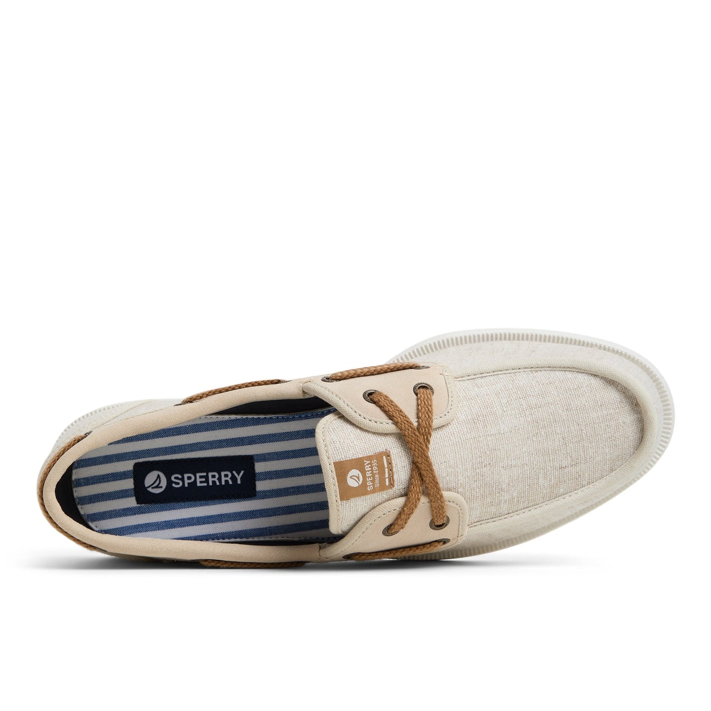Helmsman Boat Shoe Natural | Sperry New