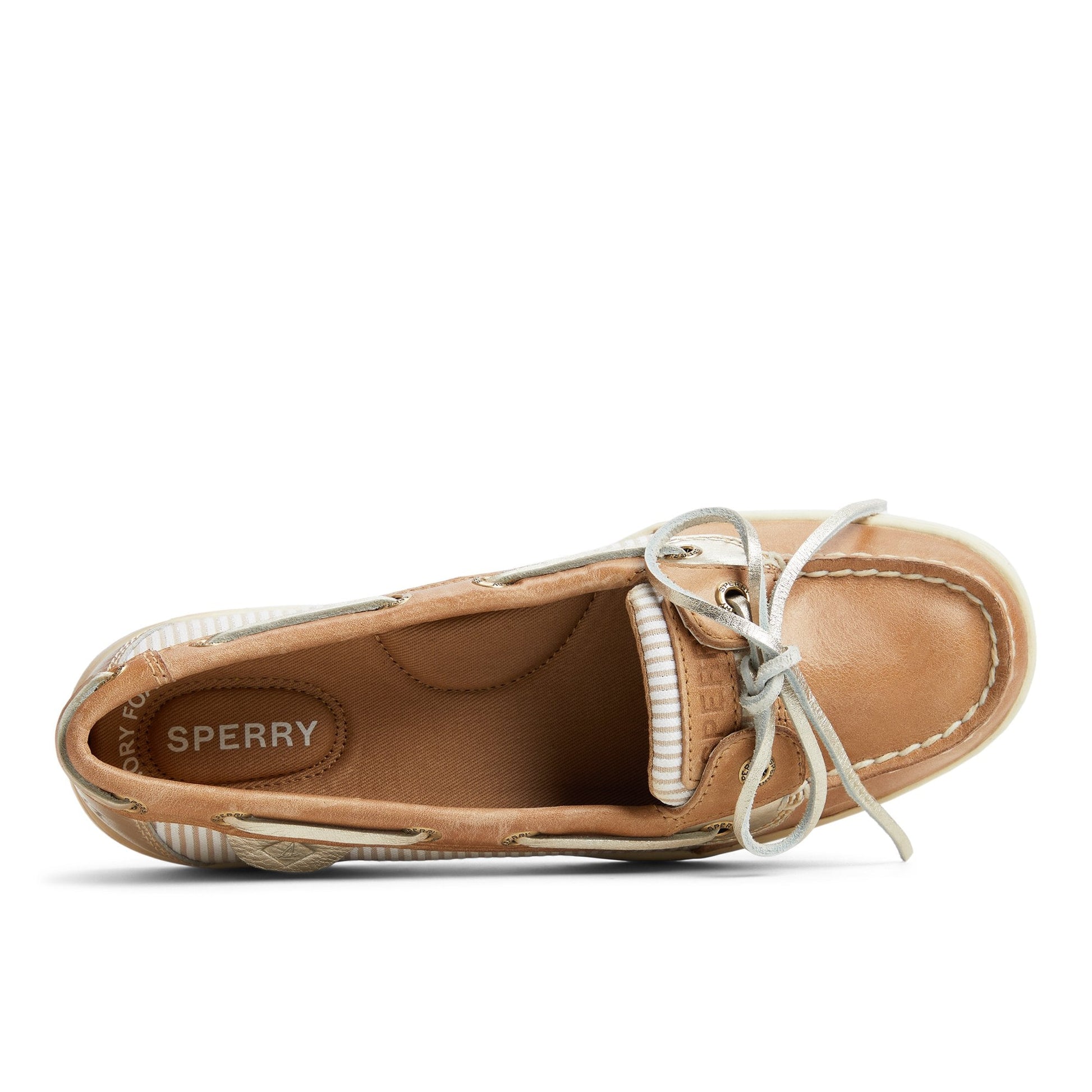 Angelfish 1 Eye Boat Shoe Light Beige | Sperry New
