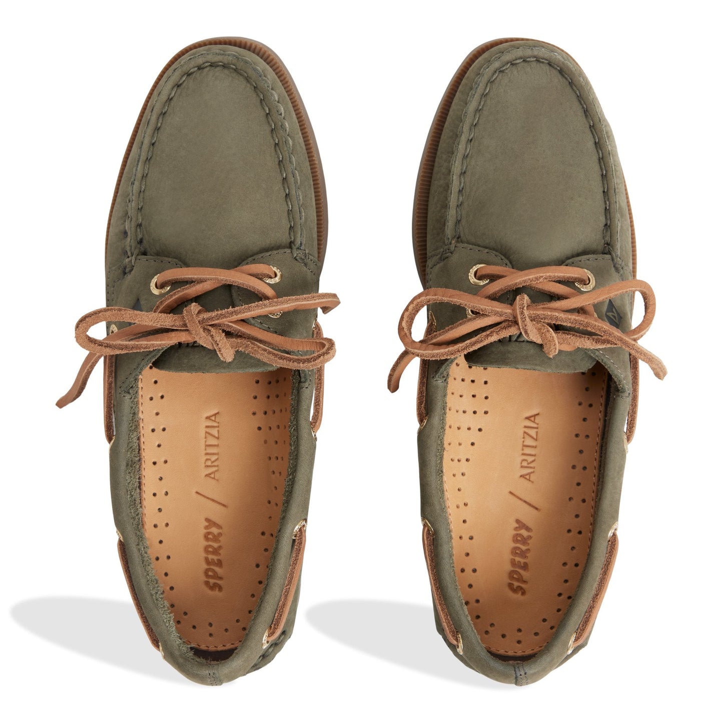 Sperry x Aritzia Authentic Original™ 2-Eye Boat Shoe Olive | Sperry US