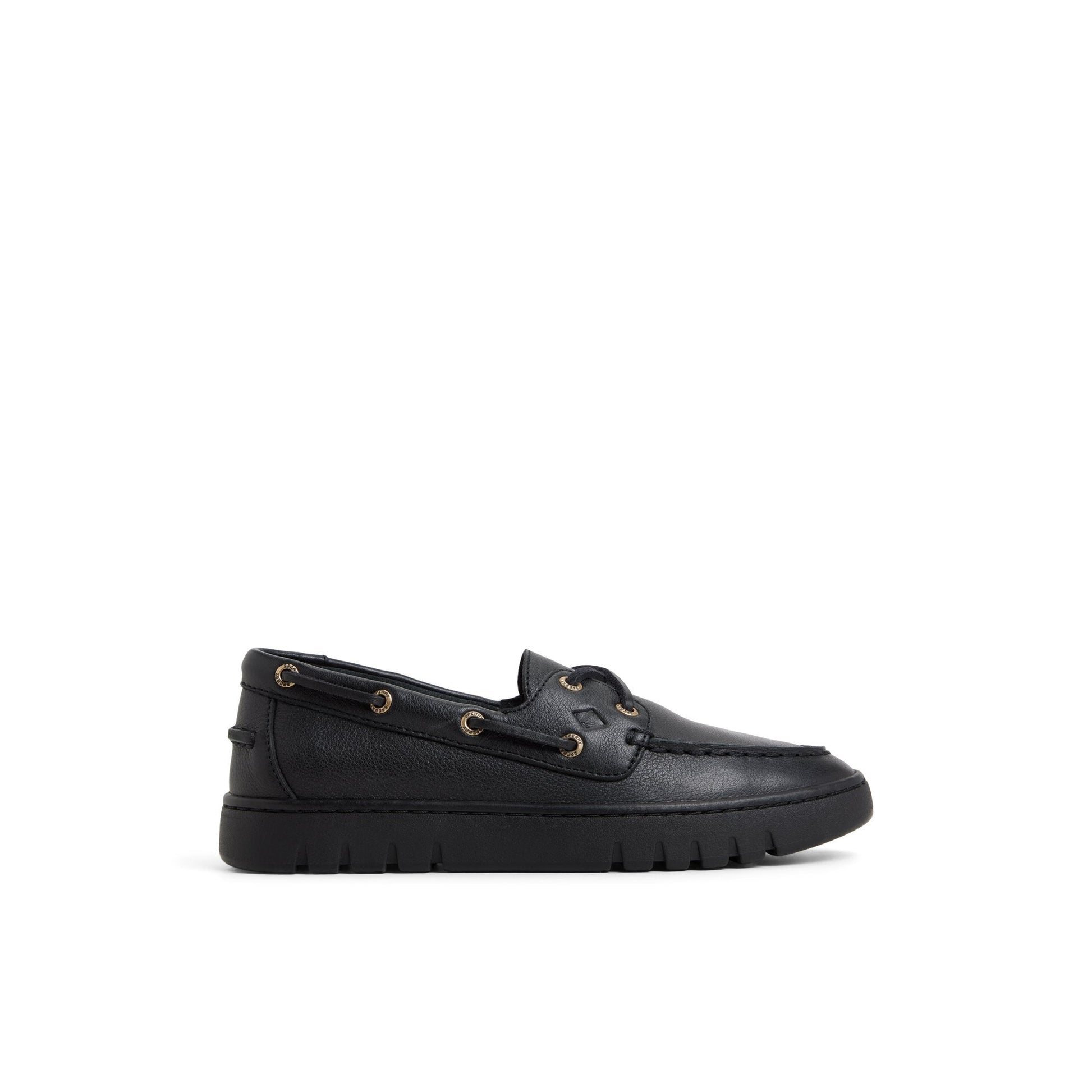 Keely Boat Shoe Black Black | Sperry Outlet