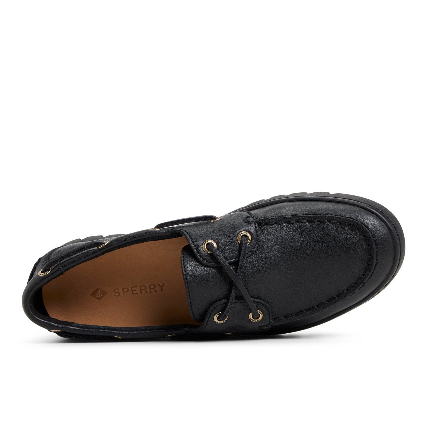 Keely Boat Shoe Black Black | Sperry Outlet