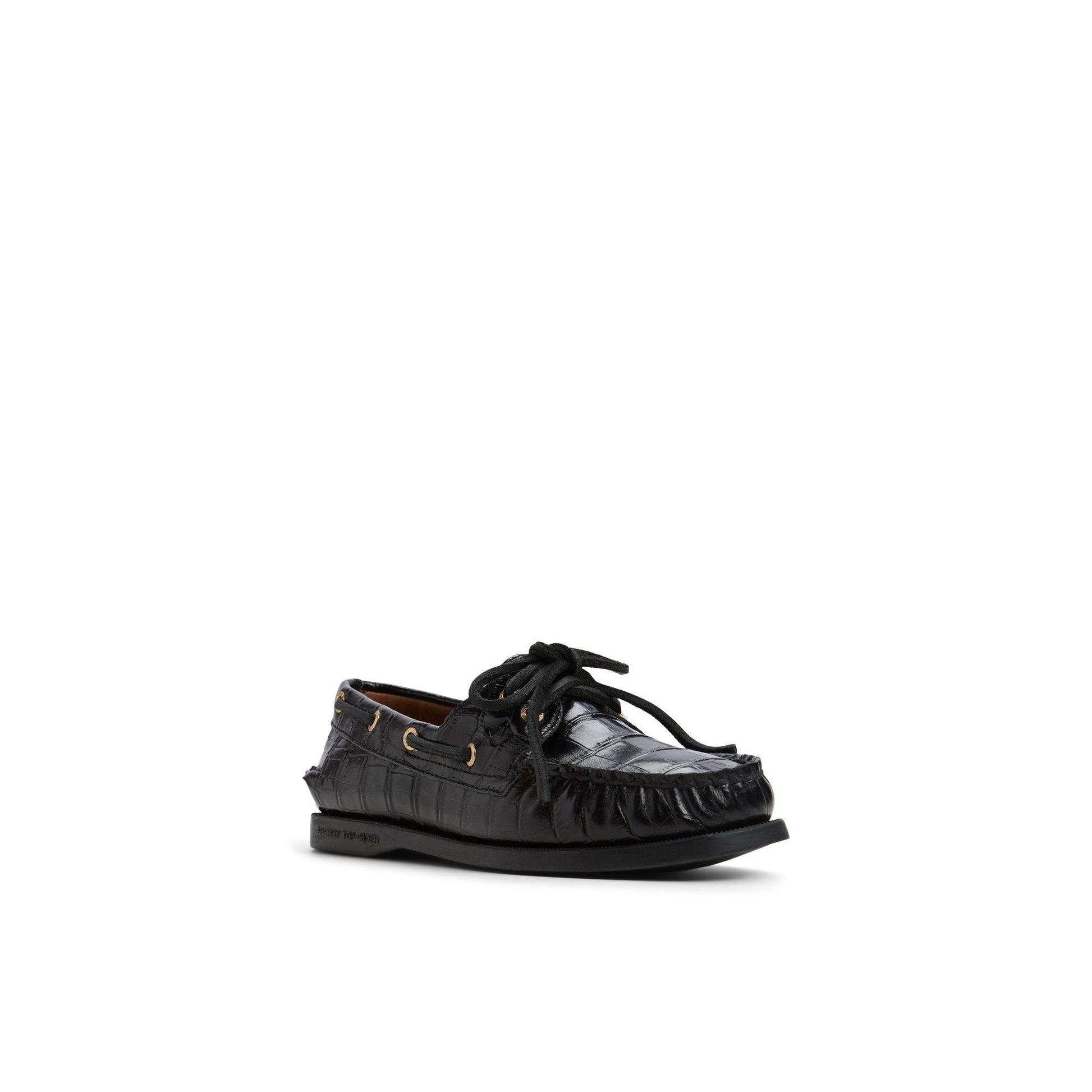 Authentic Original™ 2 Eye Boat Shoe Black | Sperry On sale