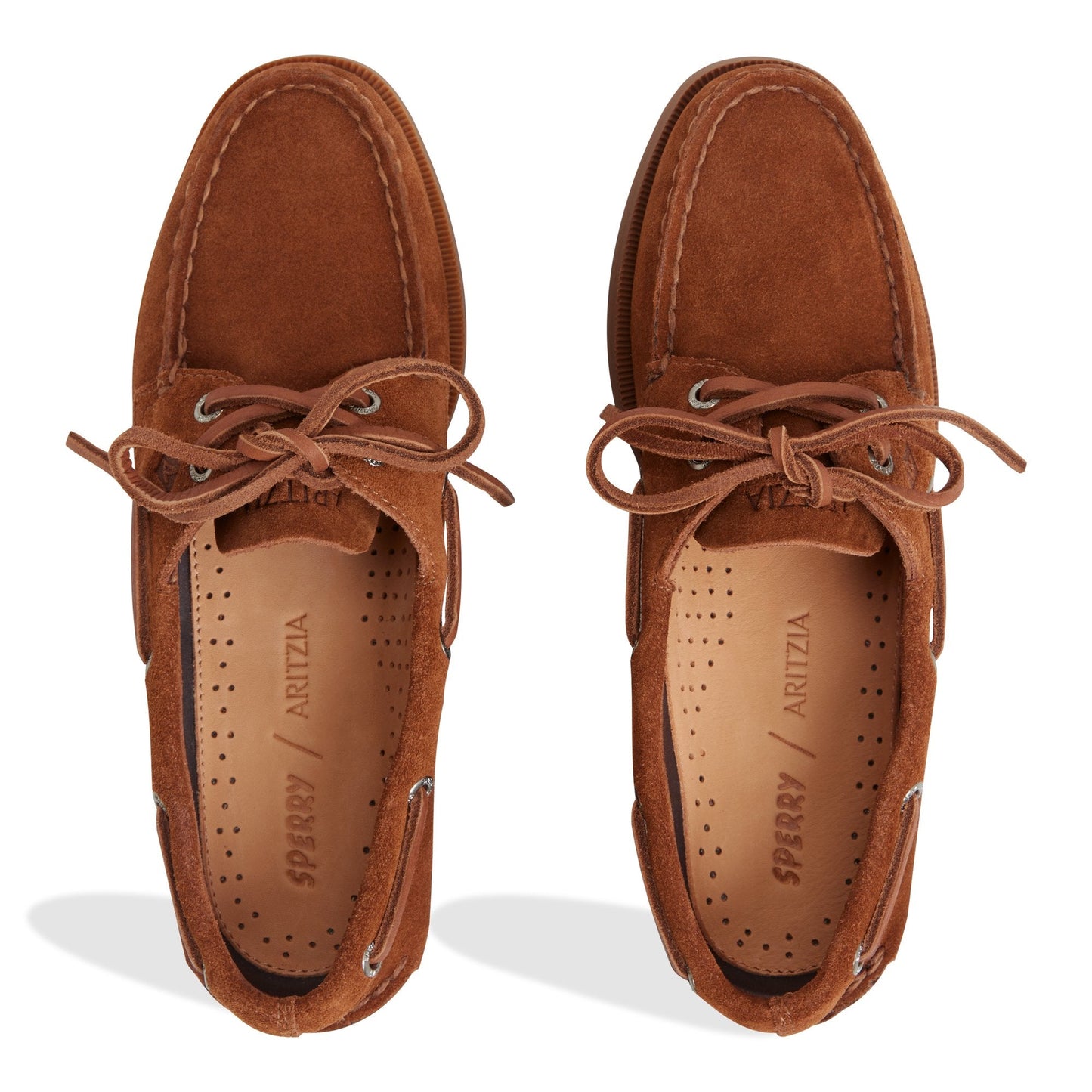 Sperry x Aritzia Authentic Original™ 2-Eye Boat Shoe Brown -2 | Sperry Online