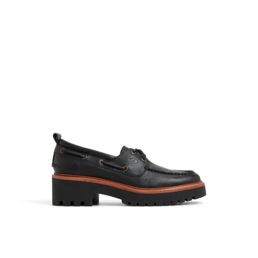 Authentic Original™ Lug 2-Eye Boat Shoe Black | Sperry Outlet