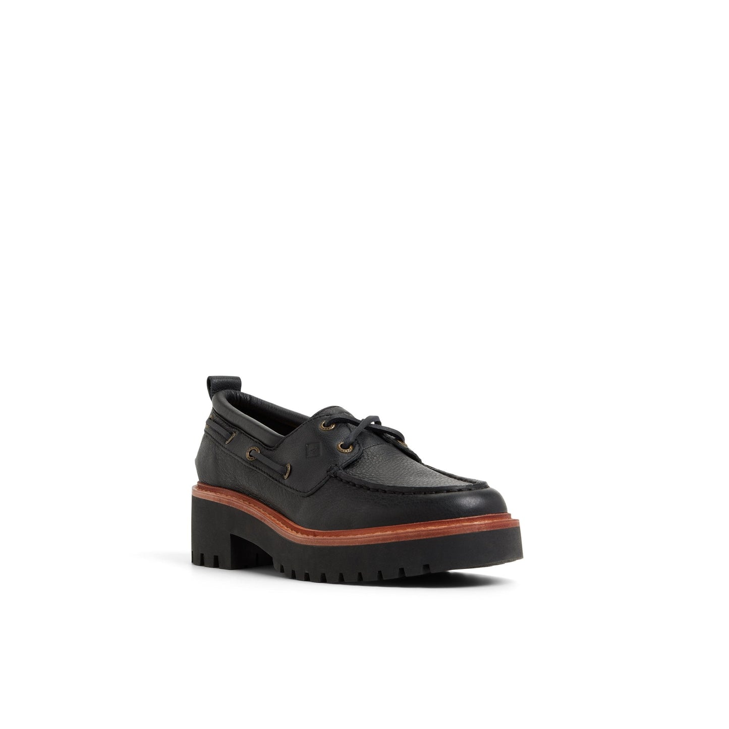 Authentic Original™ Lug 2-Eye Boat Shoe Black | Sperry Outlet