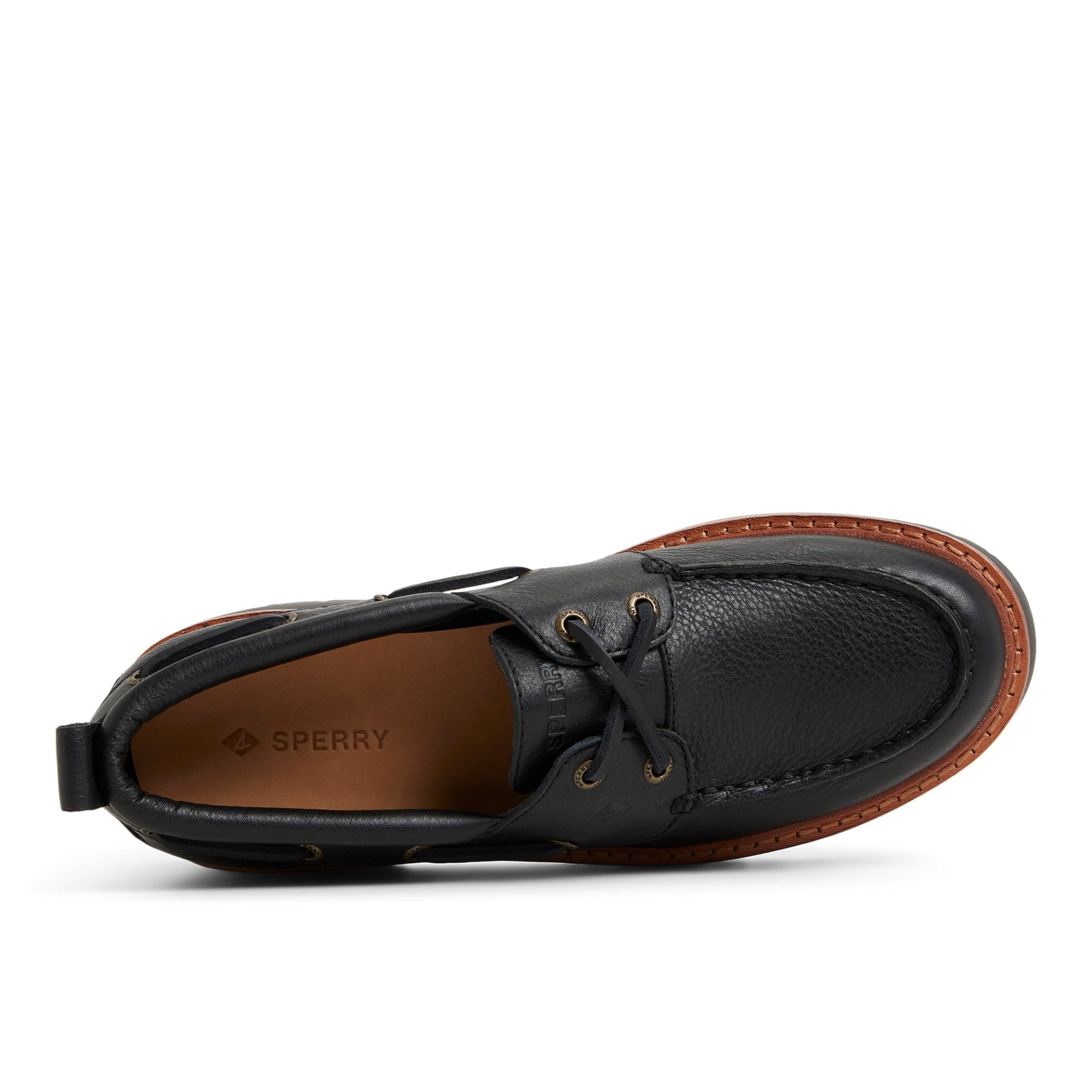Authentic Original™ Lug 2-Eye Boat Shoe Black | Sperry Outlet