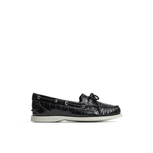 Authentic Original™ 1 Eye Boat Shoe Black Women's Leather | Sperry US