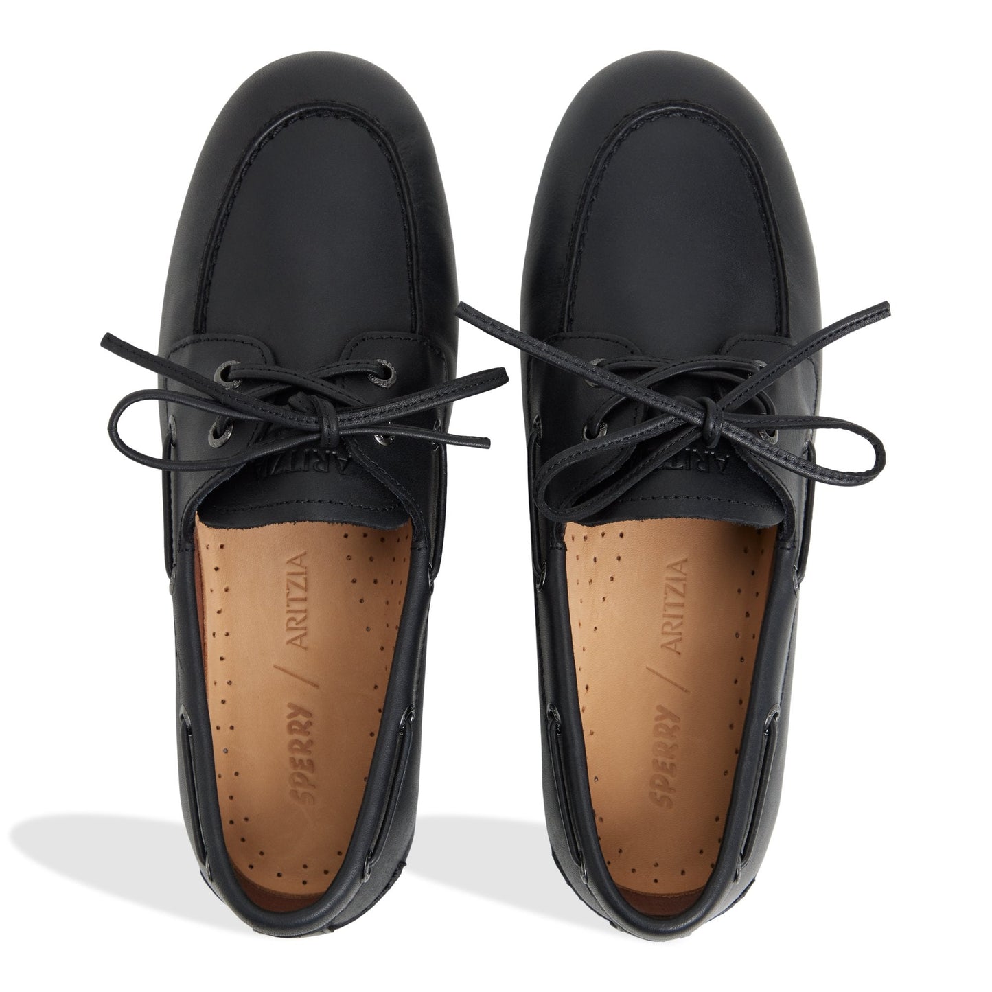 Sperry x Aritzia Slim Boat Shoe Black | Sperry On sale
