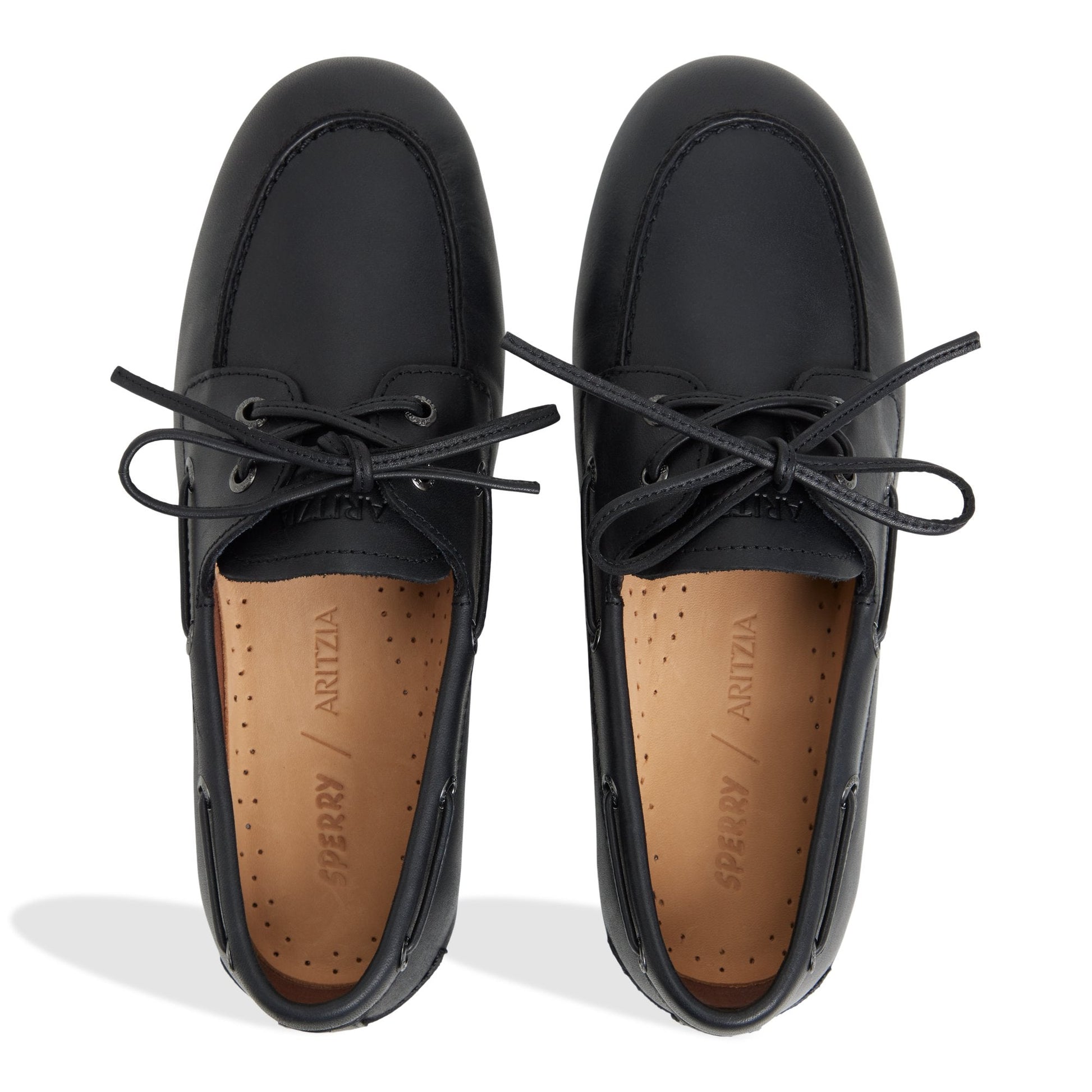 Sperry x Aritzia Slim Boat Shoe Black | Sperry On sale