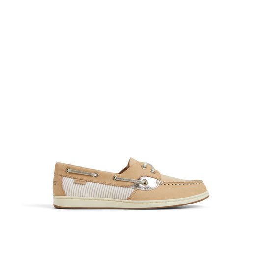 Coastfish 2 Eye Boat Shoe Linen Multi | Sperry