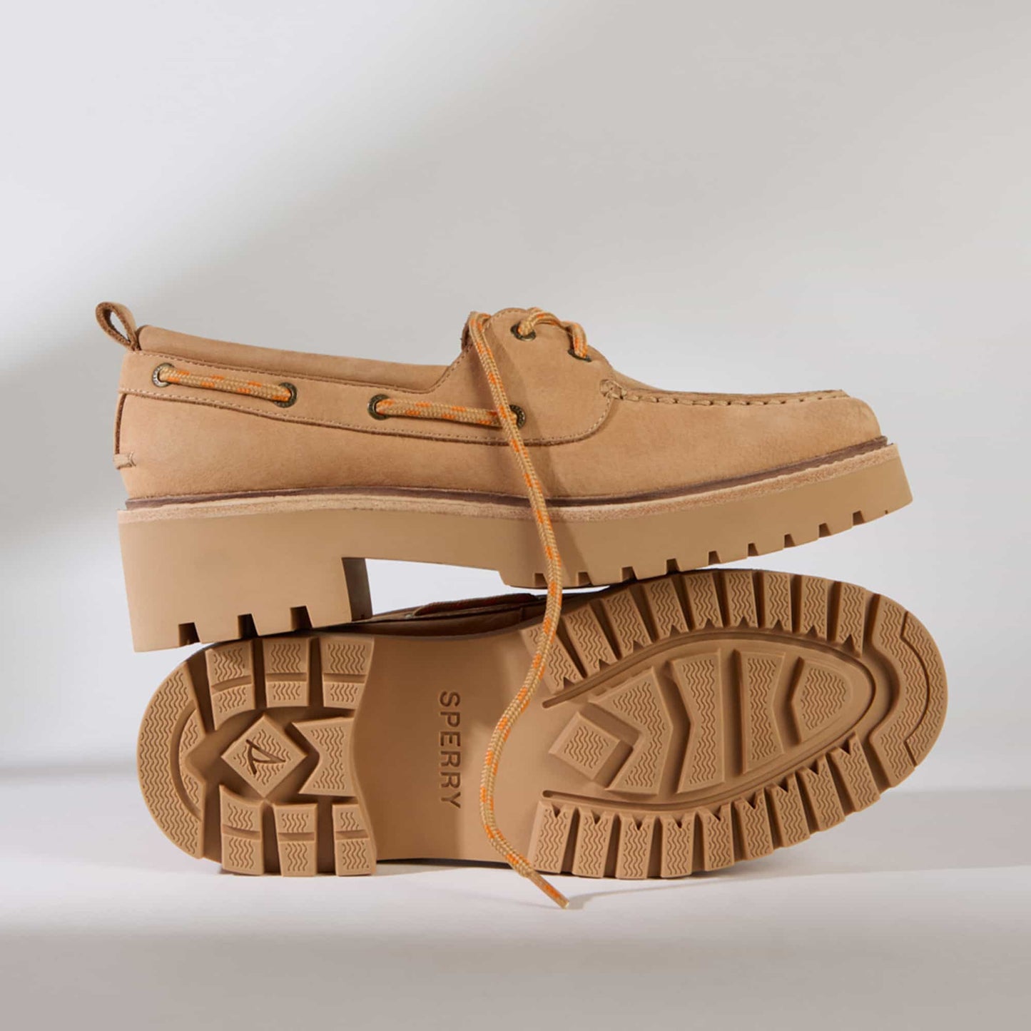 Authentic Original™ Lug 2-Eye Boat Shoe Tan 14087127 | Sperry Discount