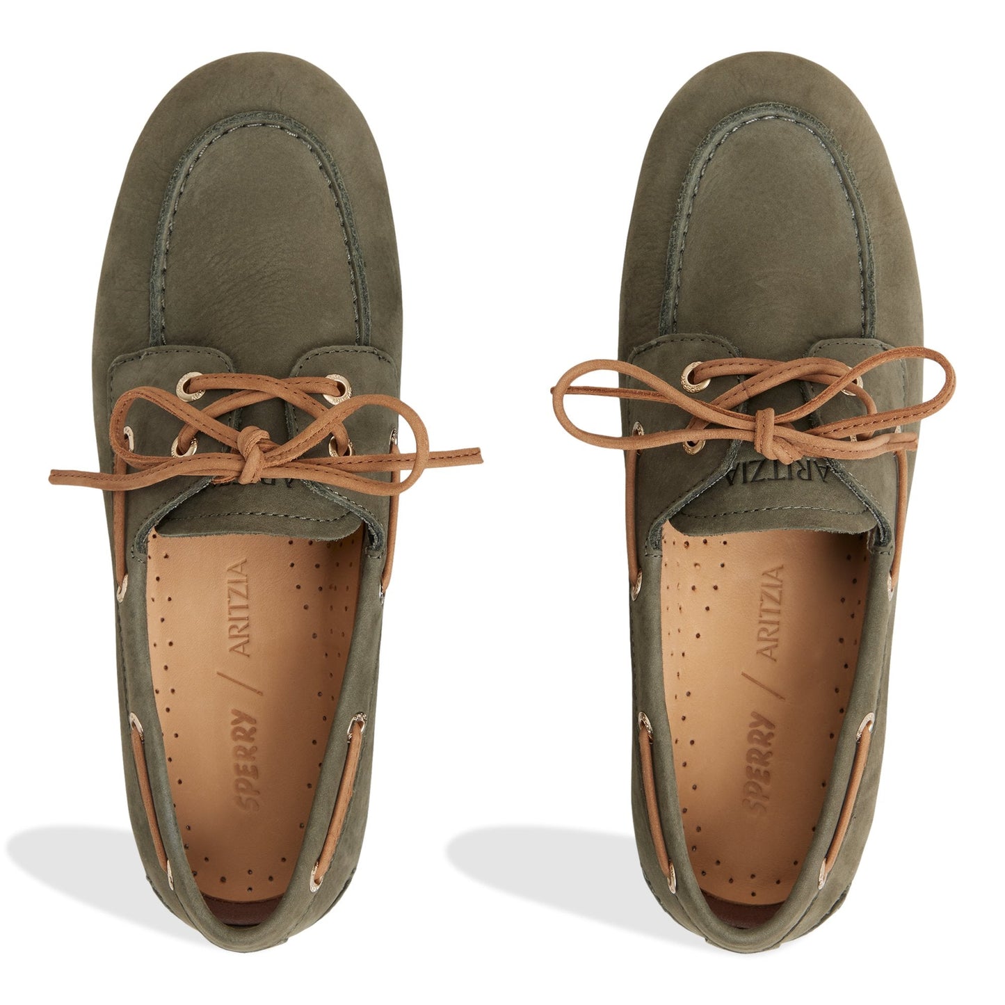 Sperry x Aritzia Slim Boat Shoe Olive | Sperry US