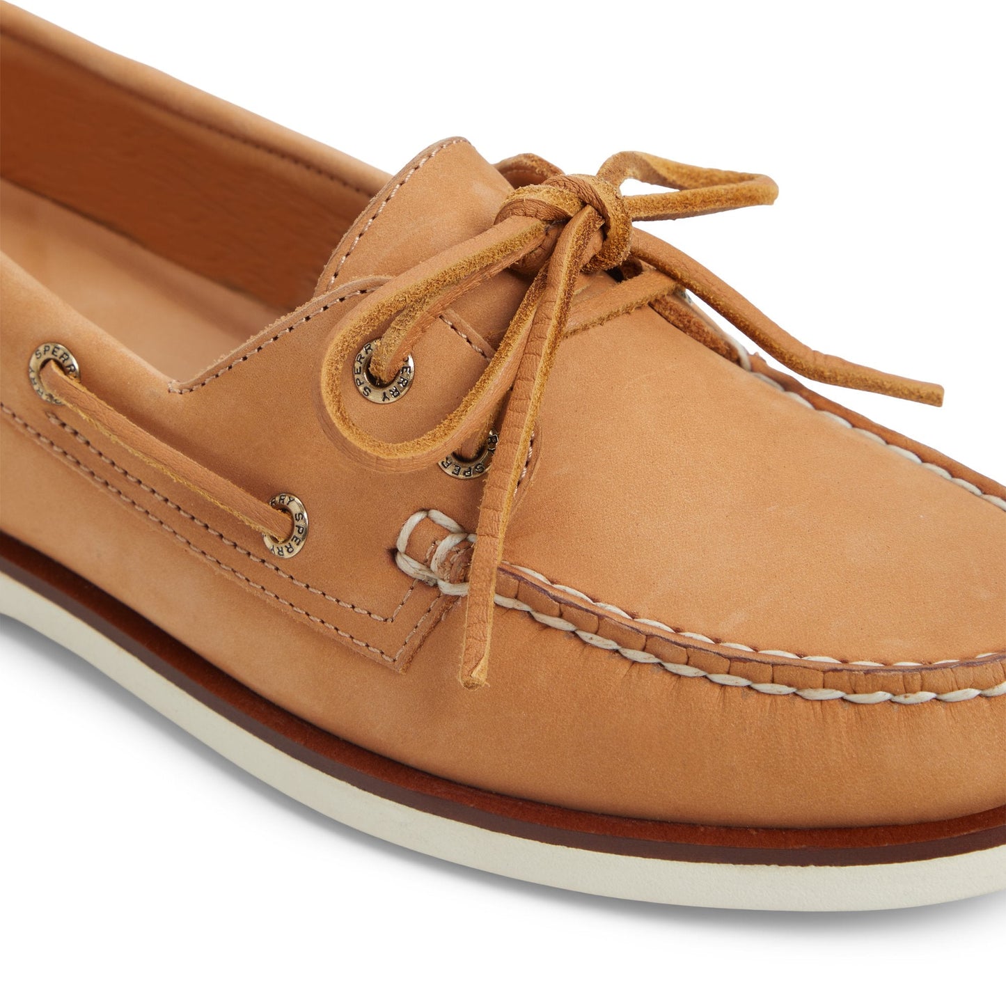 Gold Authentic Original™ 2-Eye Lite Boat Shoe Tan Women's Women | Sperry