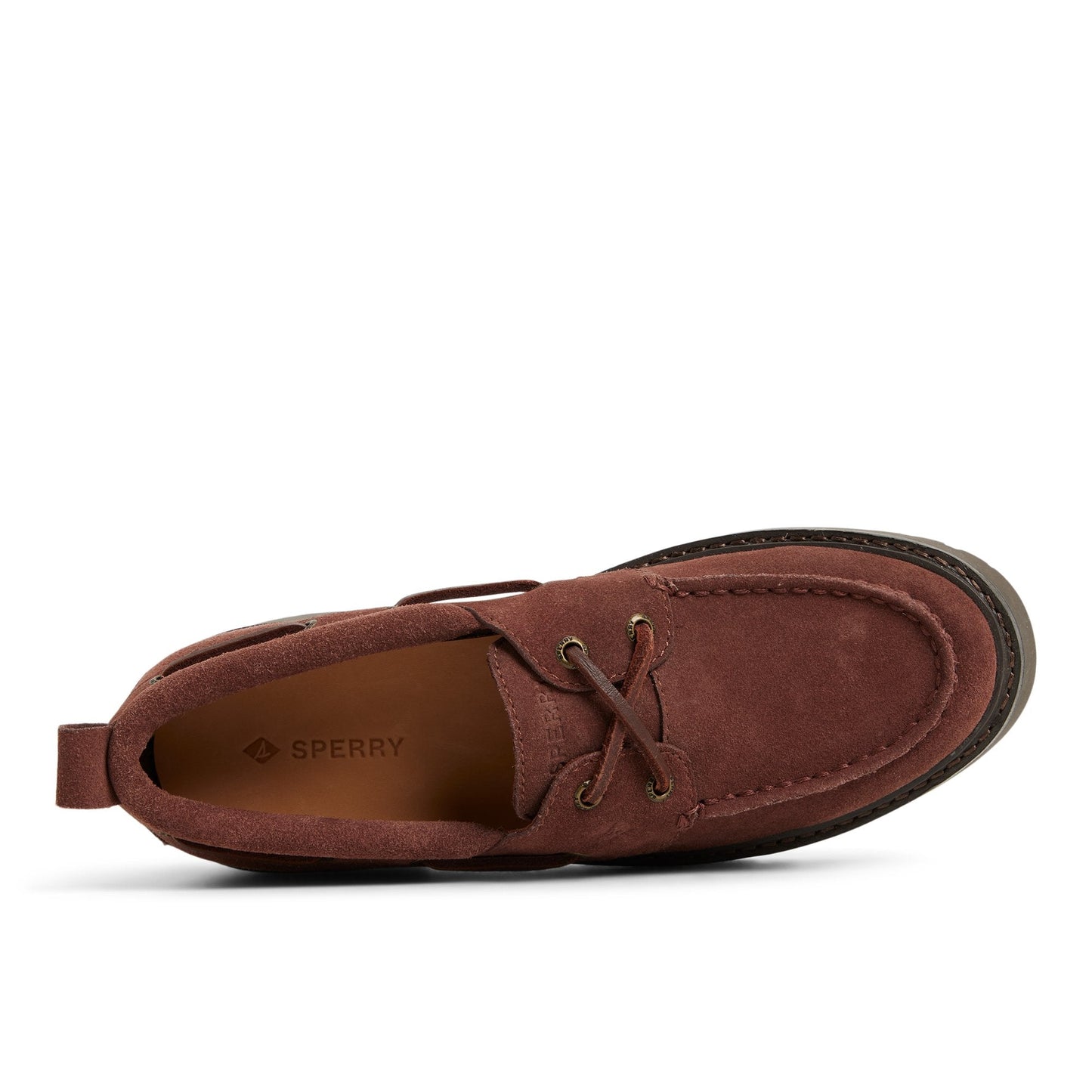 Authentic Original™ Lug 2-Eye Boat Shoe Dark Choco | Sperry New
