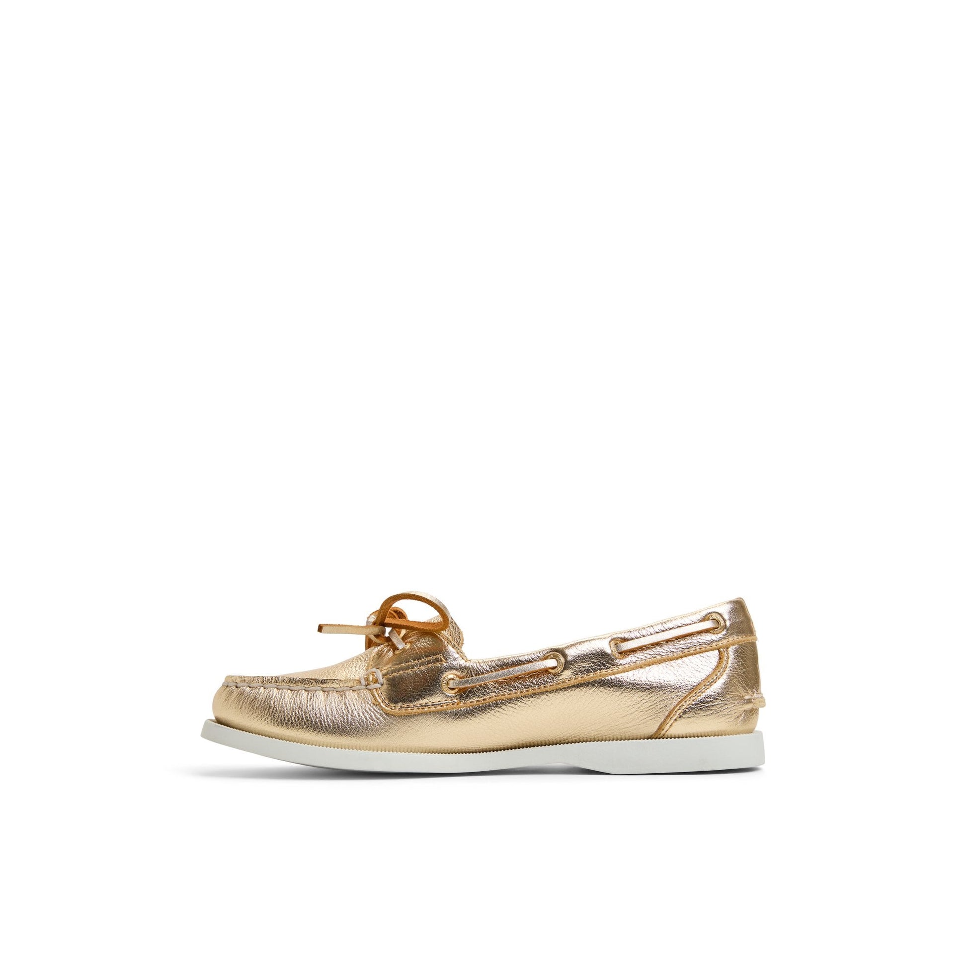 Authentic Original™ 1 Eye Boat Shoe Gold Women's Leather | Sperry
