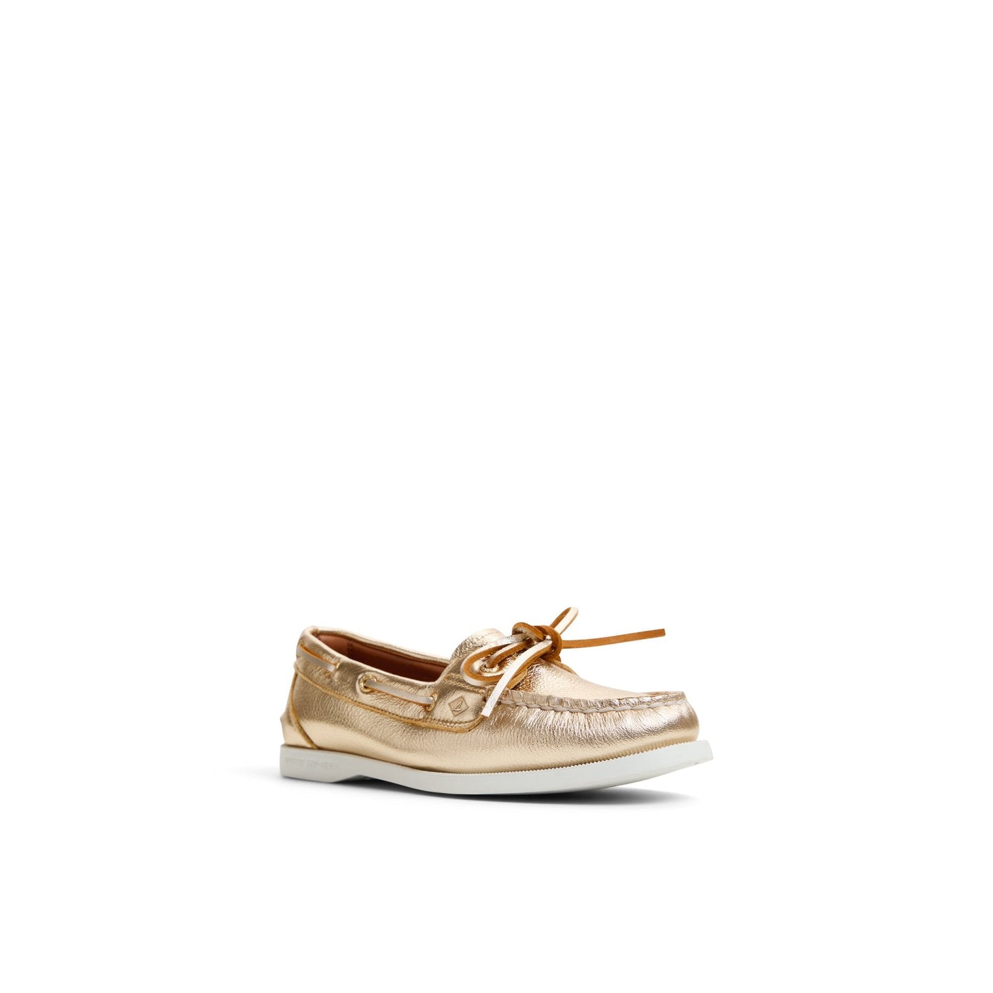 Authentic Original™ 1 Eye Boat Shoe Gold Women's Leather | Sperry