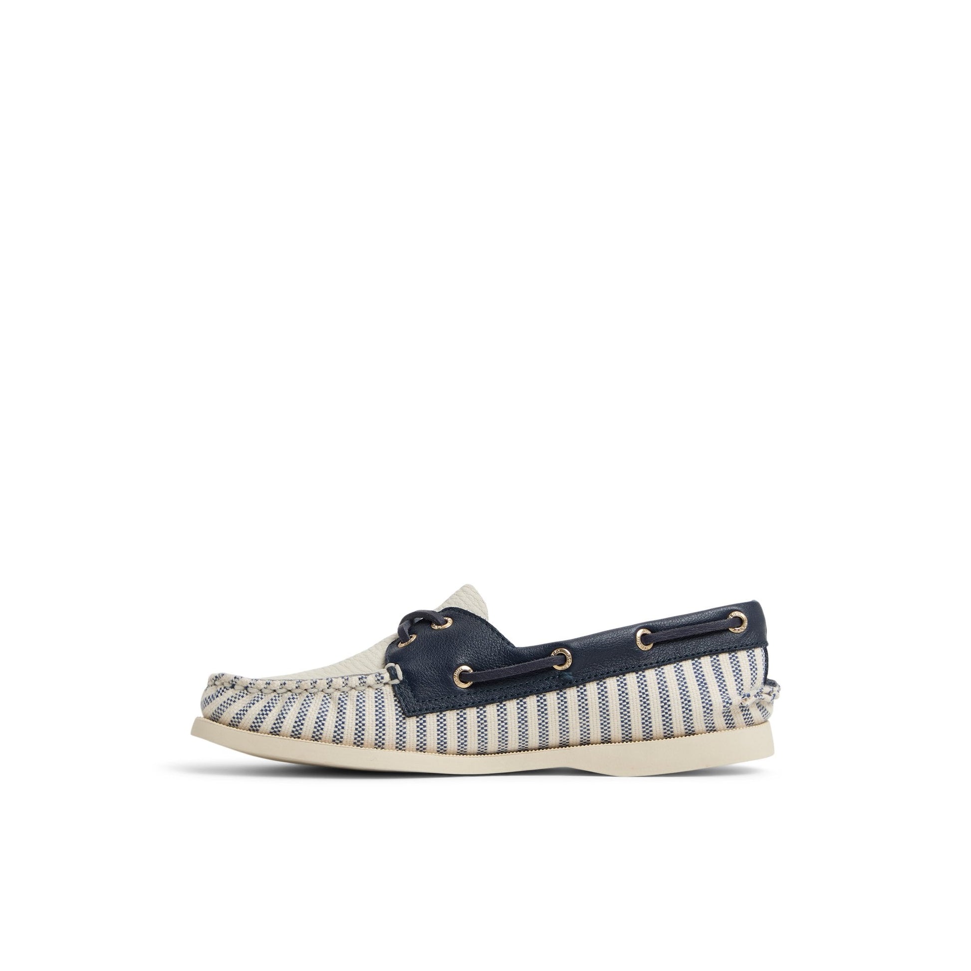 Authentic Original™ 2 Eye Boat Shoe White/Navy Women's Women | Sperry Online