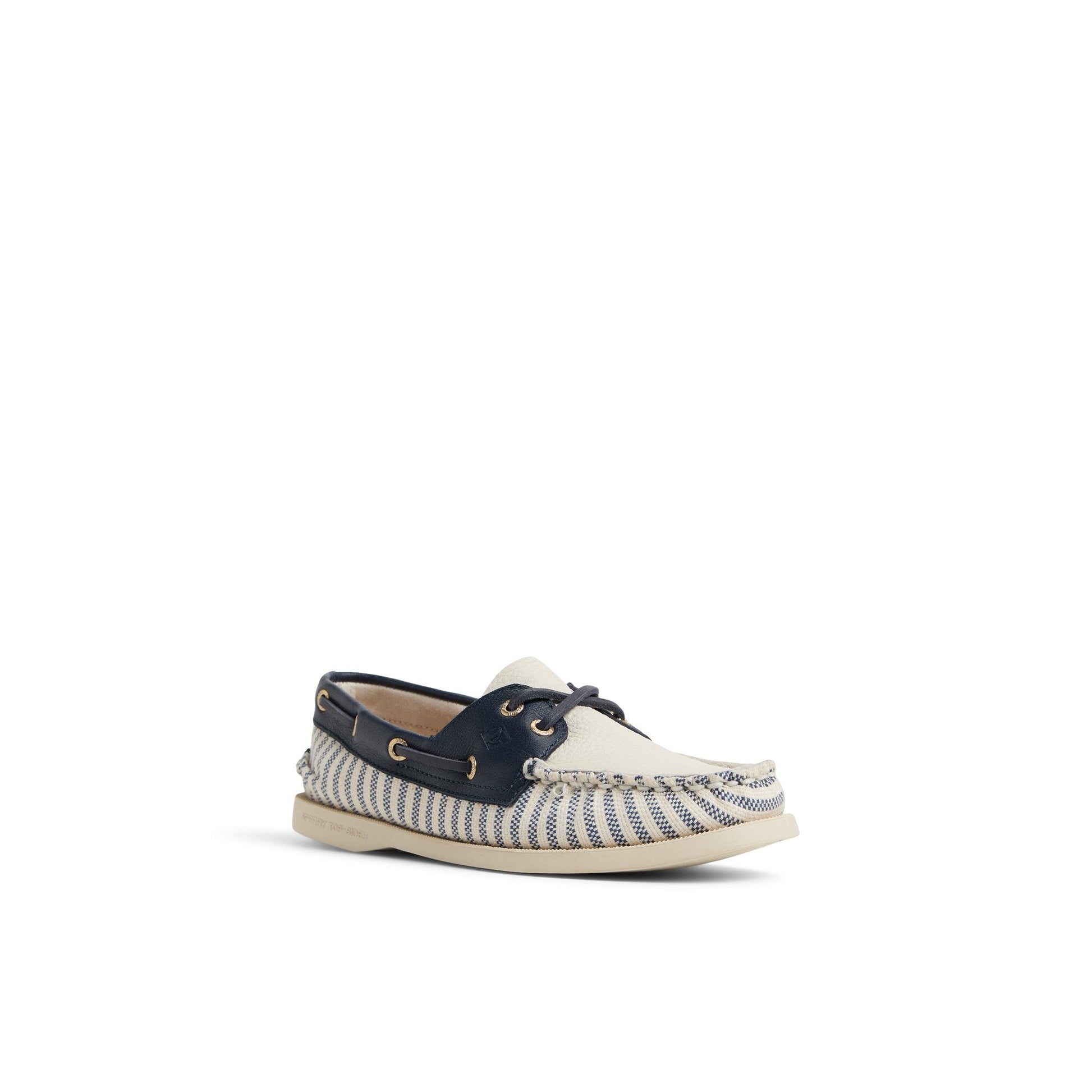 Authentic Original™ 2 Eye Boat Shoe White/Navy Women's Women | Sperry Online