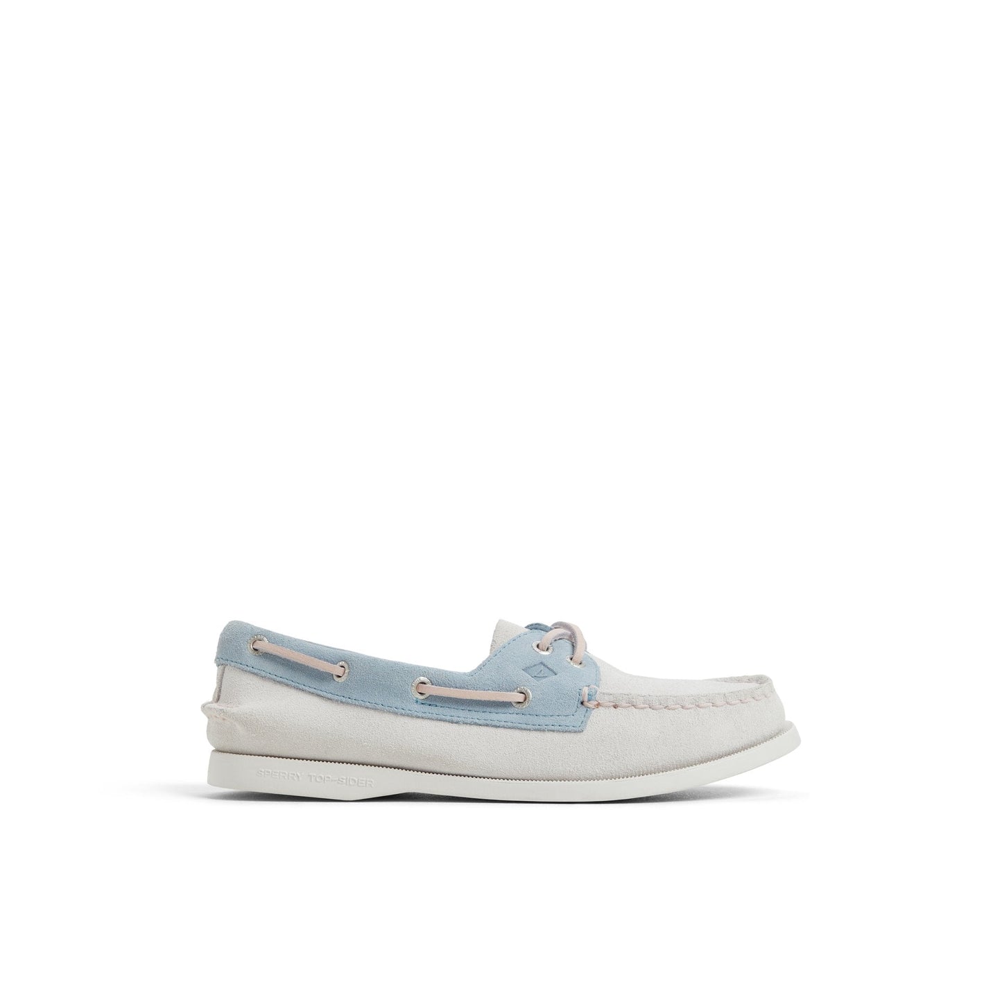 Authentic Original™ 2 Eye Boat Shoe White/Blue Women's Women | Sperry On sale