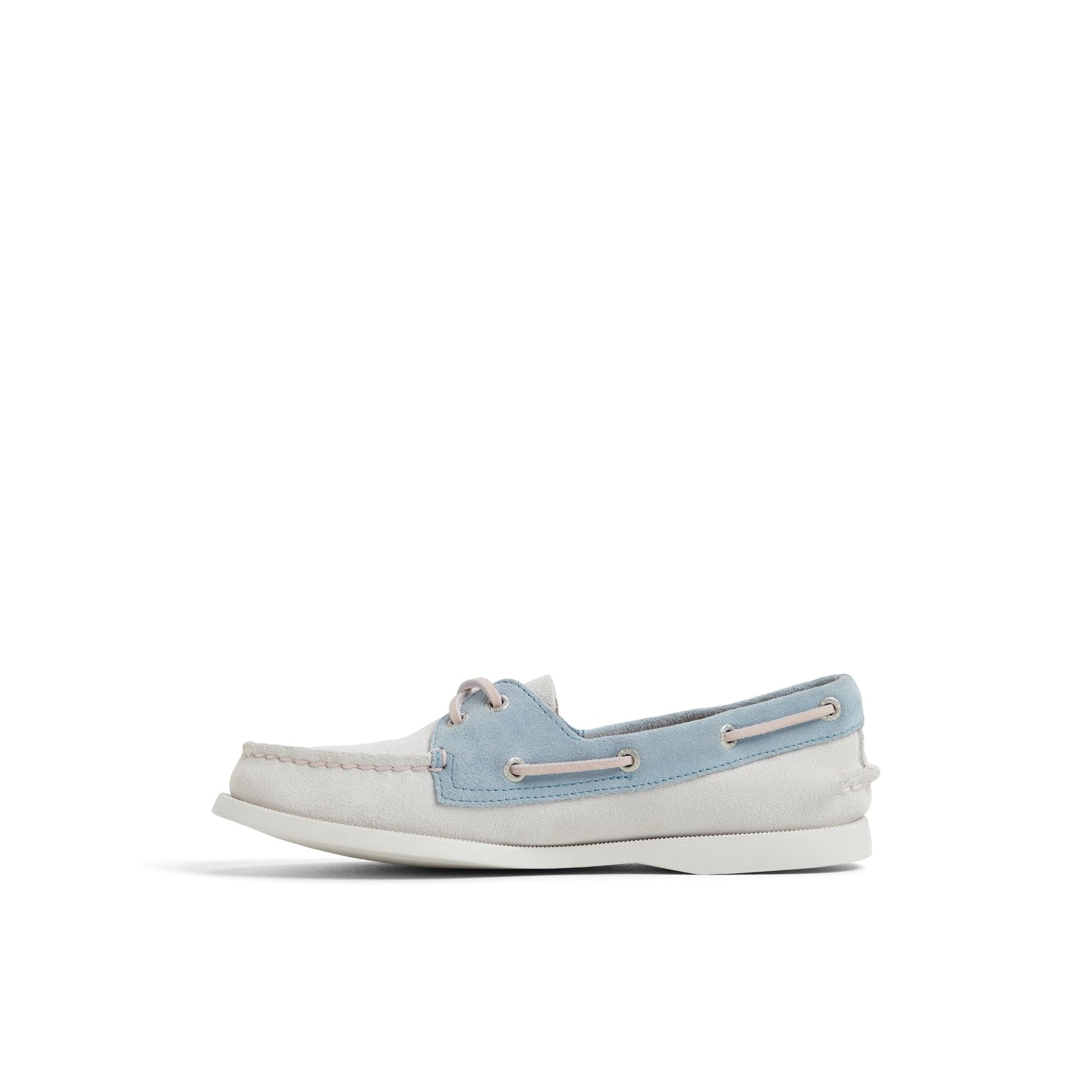 Authentic Original™ 2 Eye Boat Shoe White/Blue Women's Women | Sperry On sale