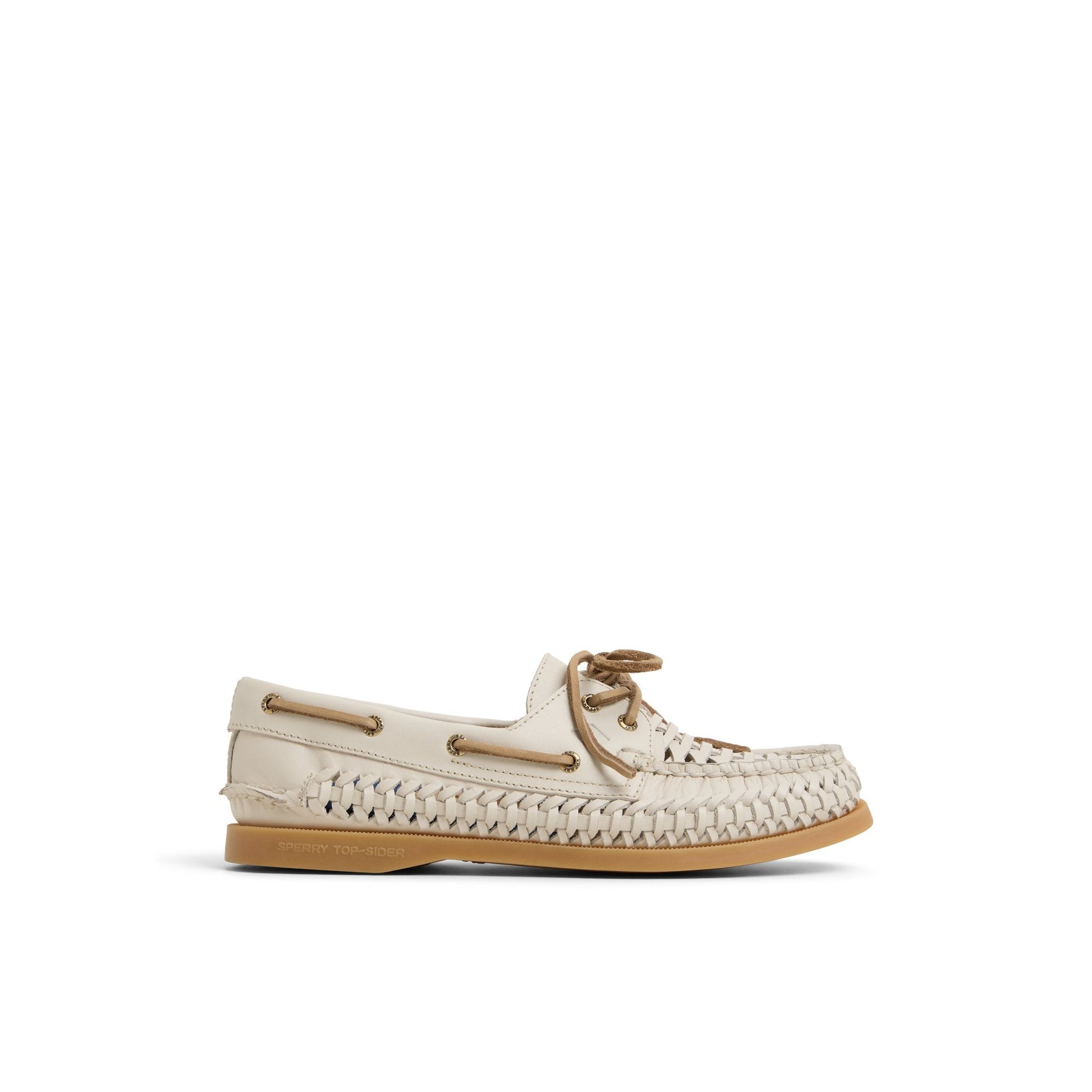 Authentic Original™ 2 Eye Woven Boat Shoe Ivory | Sperry Sale