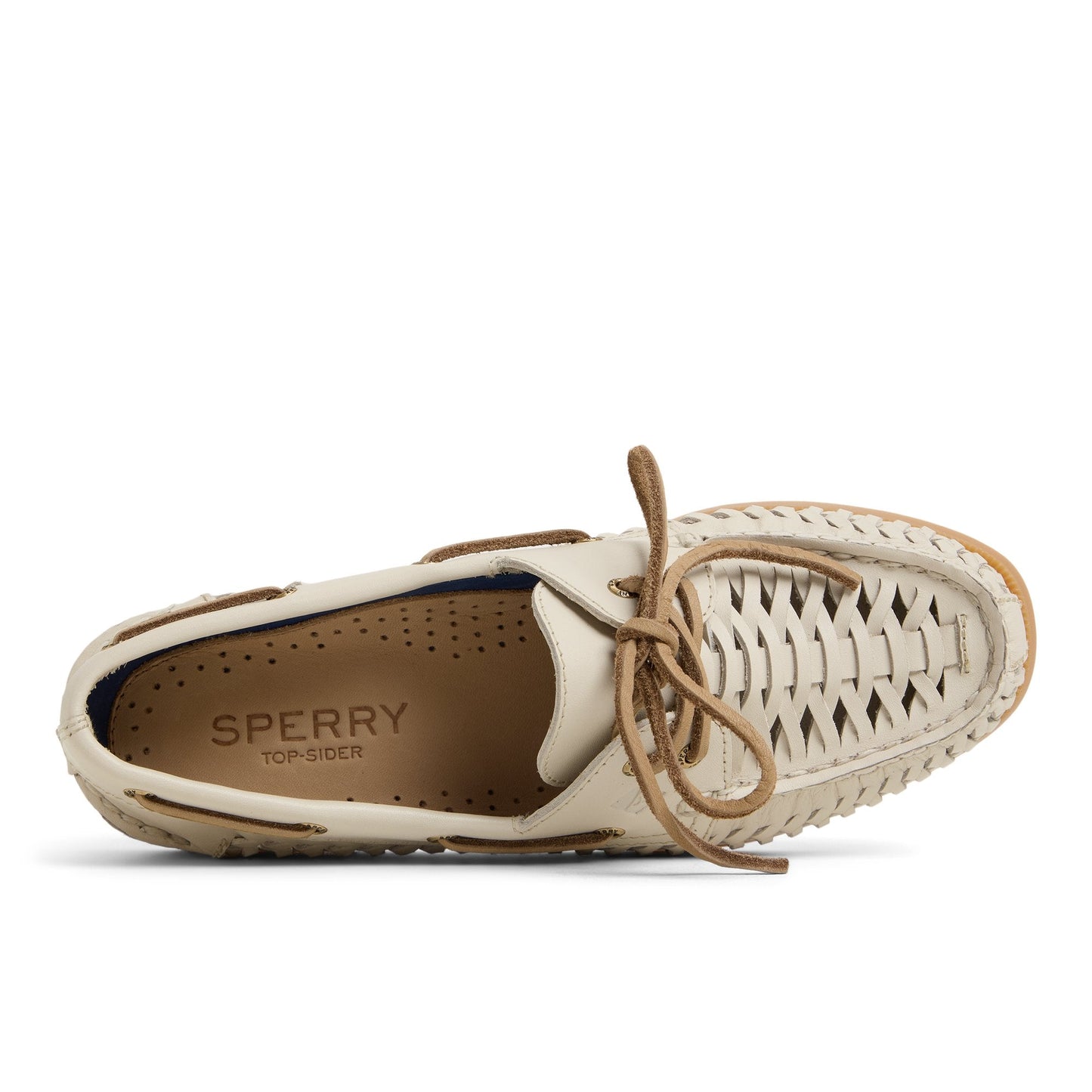 Authentic Original™ 2 Eye Woven Boat Shoe Ivory | Sperry Sale