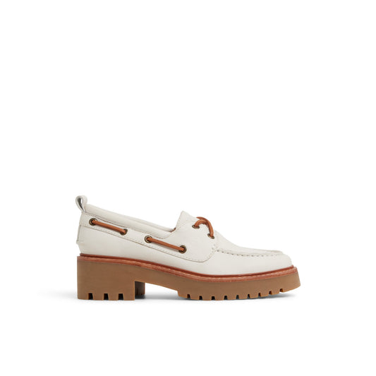 Authentic Original™ Lug 2-Eye Boat Shoe Cream | Sperry On sale