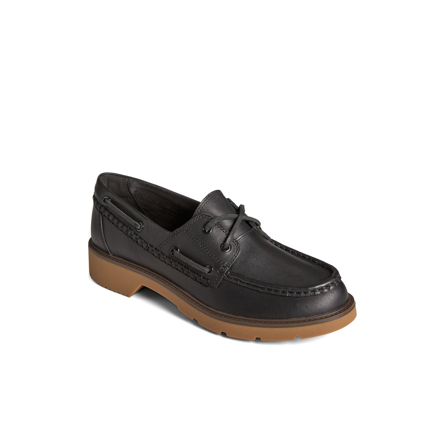 Wells Boat Shoe Black | Sperry Discount