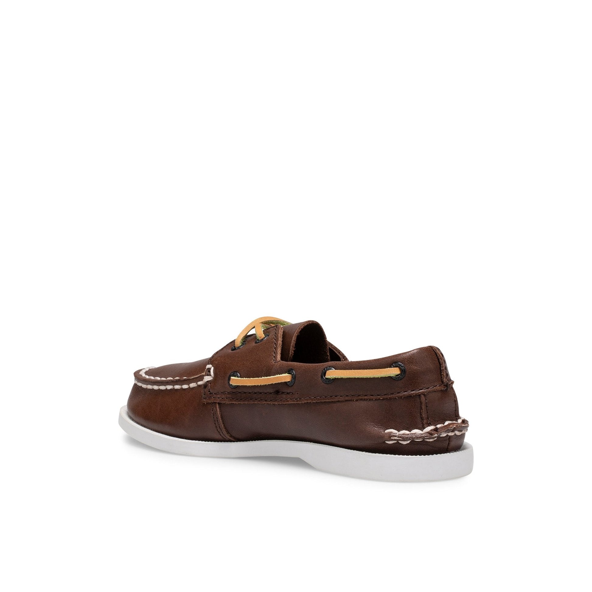 Aokleather Brown Kids Boat Shoes | Sperry For sale