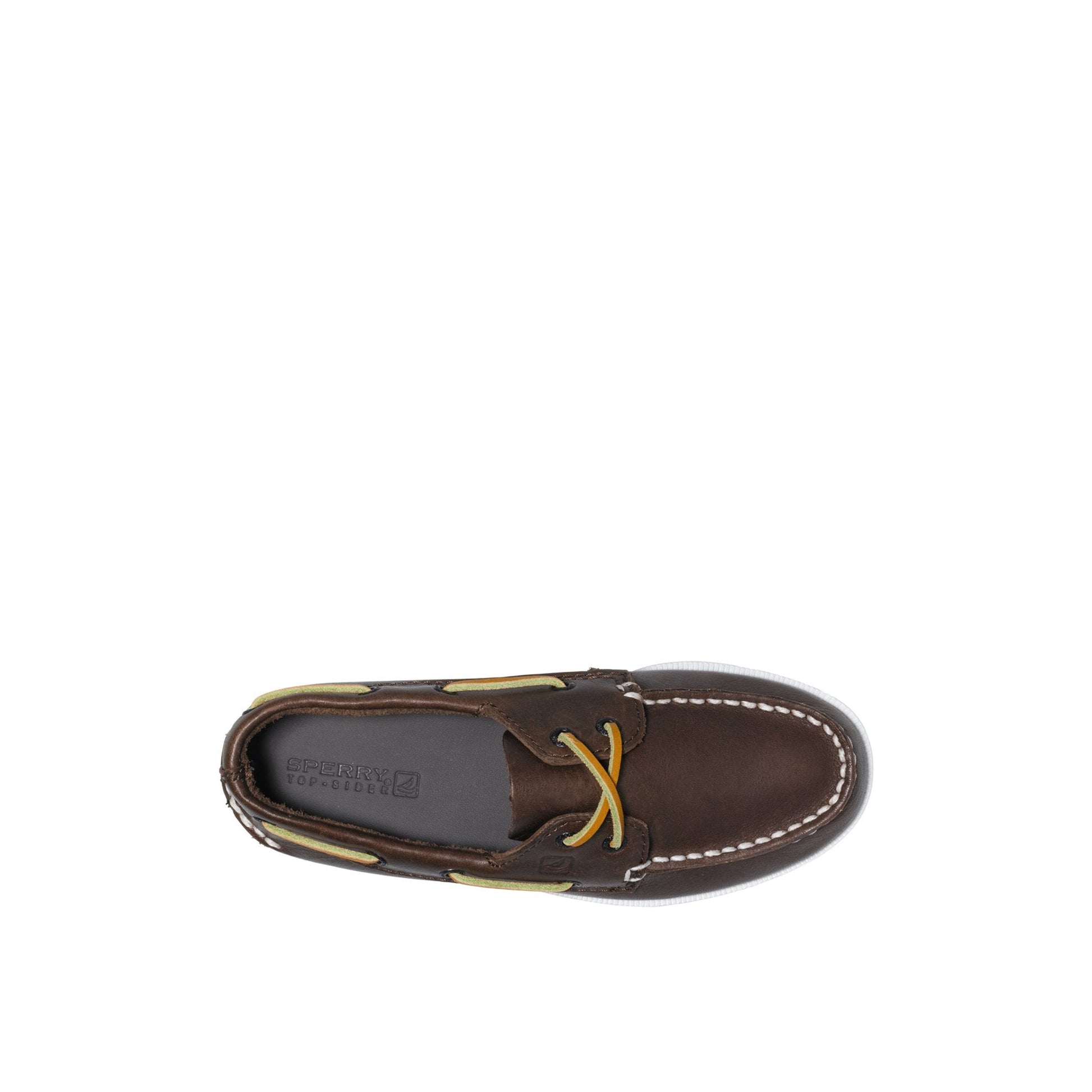 Aokleather Brown Kids Boat Shoes | Sperry For sale