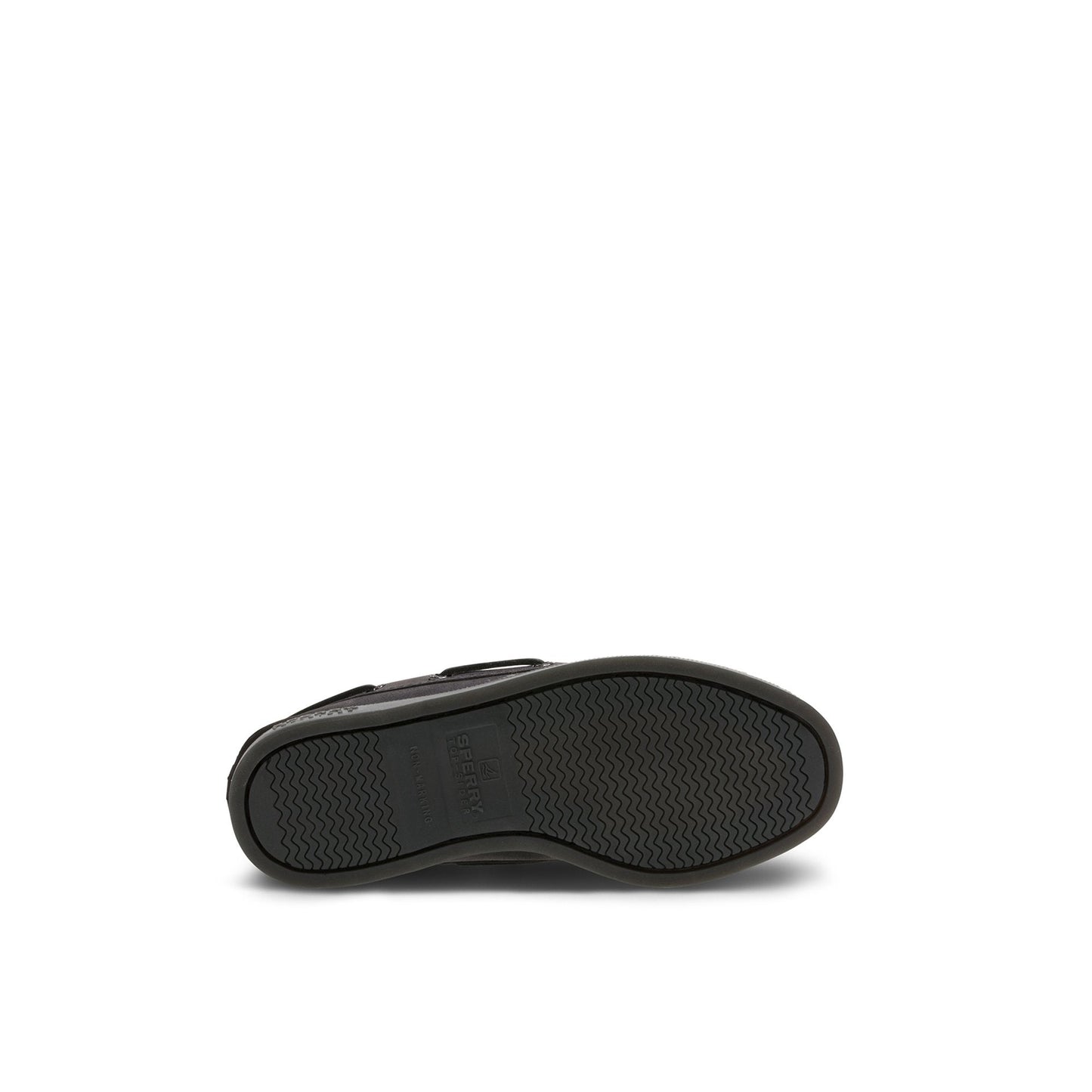 Aokleather Black Kids Boat Shoes | Sperry Online