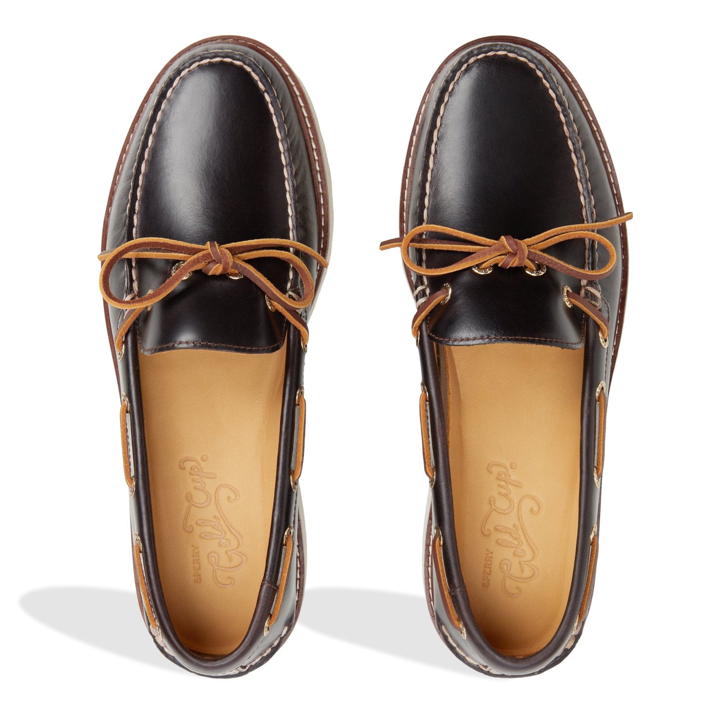 Gold1eyevib Dark Brown Men's Leather | Sperry Outlet