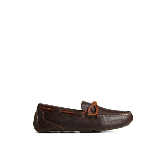 Davenport Pull Up Leather 1-Eye Driver Brown | Sperry On sale