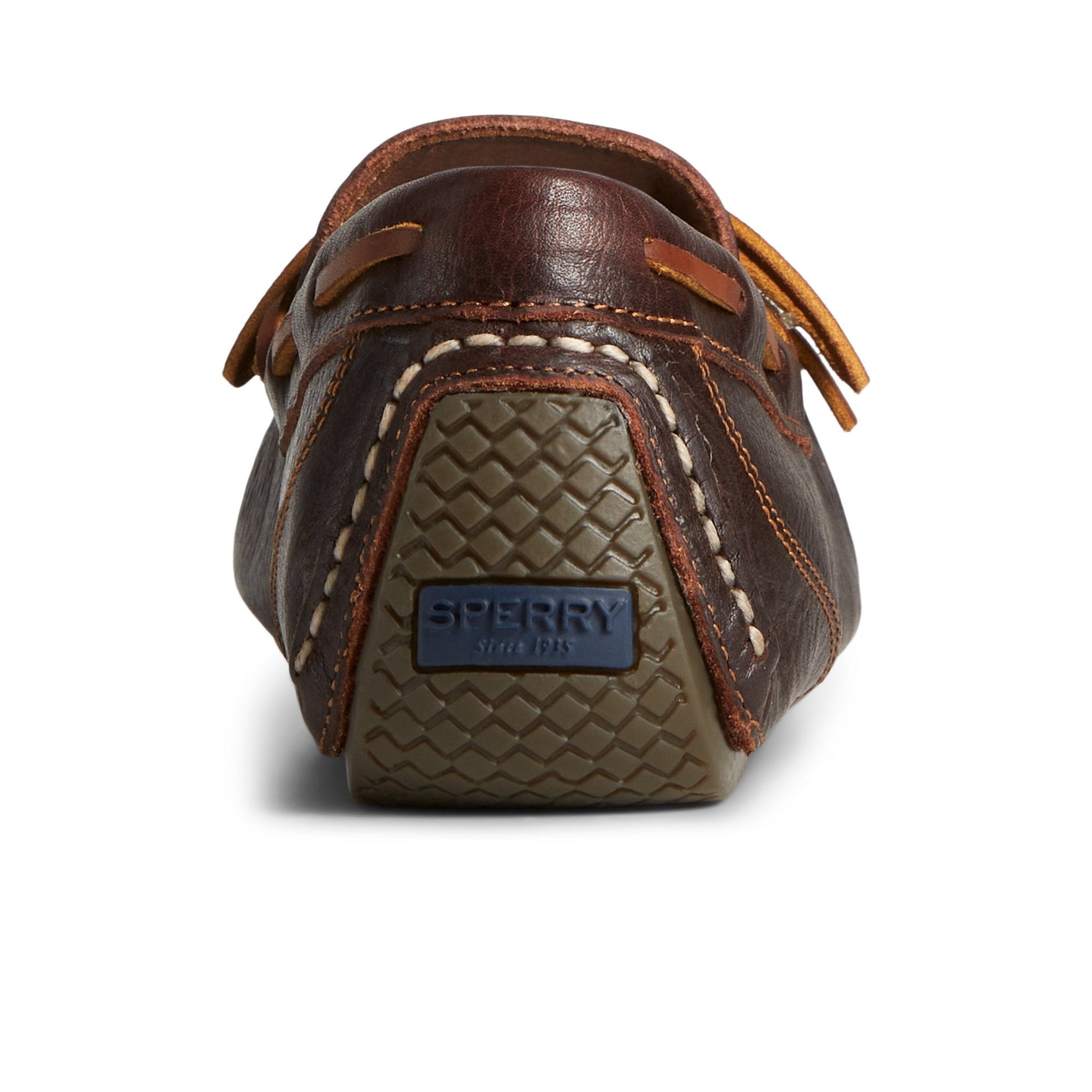 Davenport Pull Up Leather 1-Eye Driver Brown | Sperry On sale