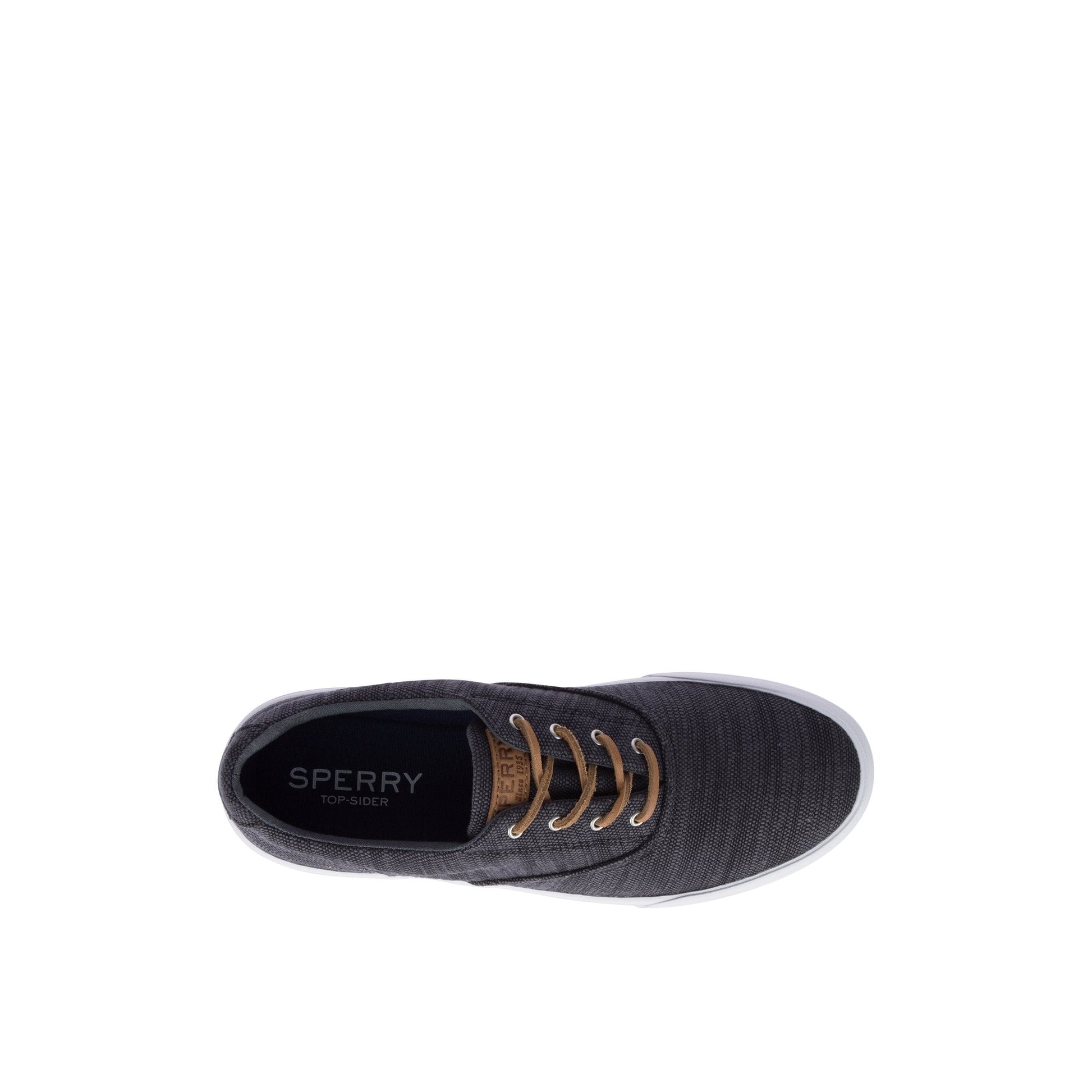 Striperiibat Black Men's Sneakers | Sperry Sale