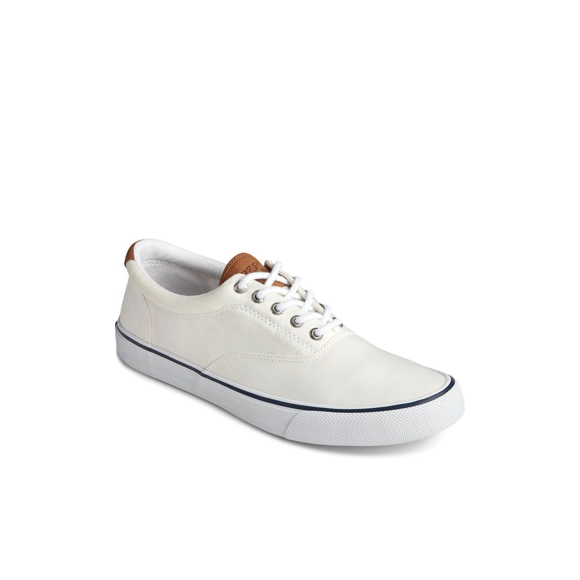 Striperii tx White Unisex Sneakers | Sperry Sale